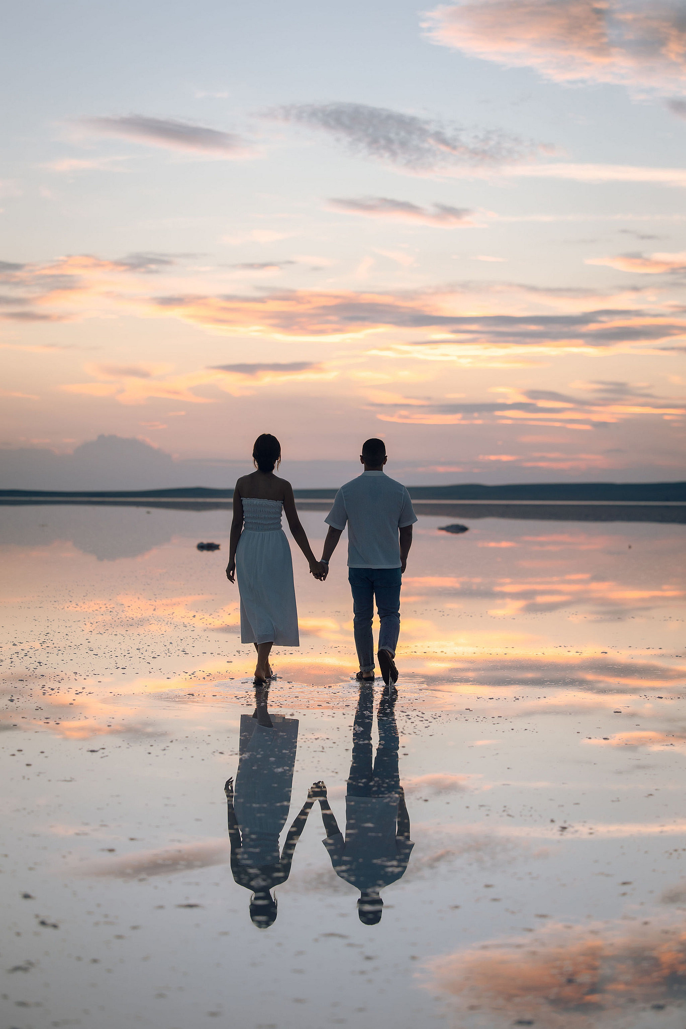 Cappadocia Pre-Wedding Photoshoot | Love Valley, Canyon, Lunar Cappadocian Hotel & Lake Tuz at Salt Lake pre-wedding photo