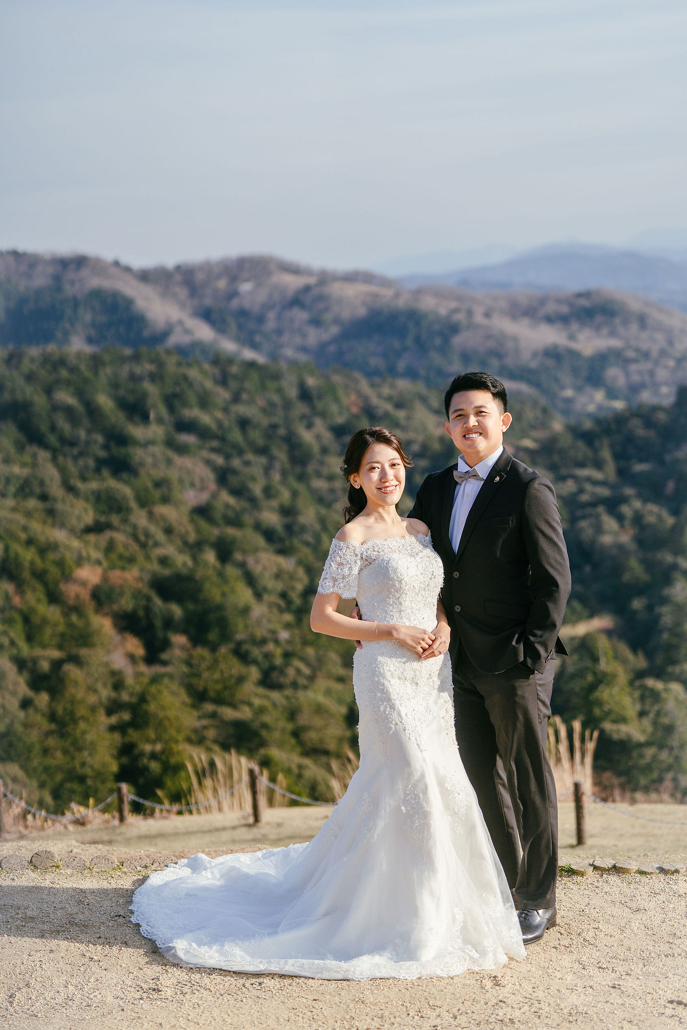 Kyoto Pre-Wedding Photoshoot | Nara Park, Gion & Mount Wakakusa at Mount Wakakusa pre-wedding photo