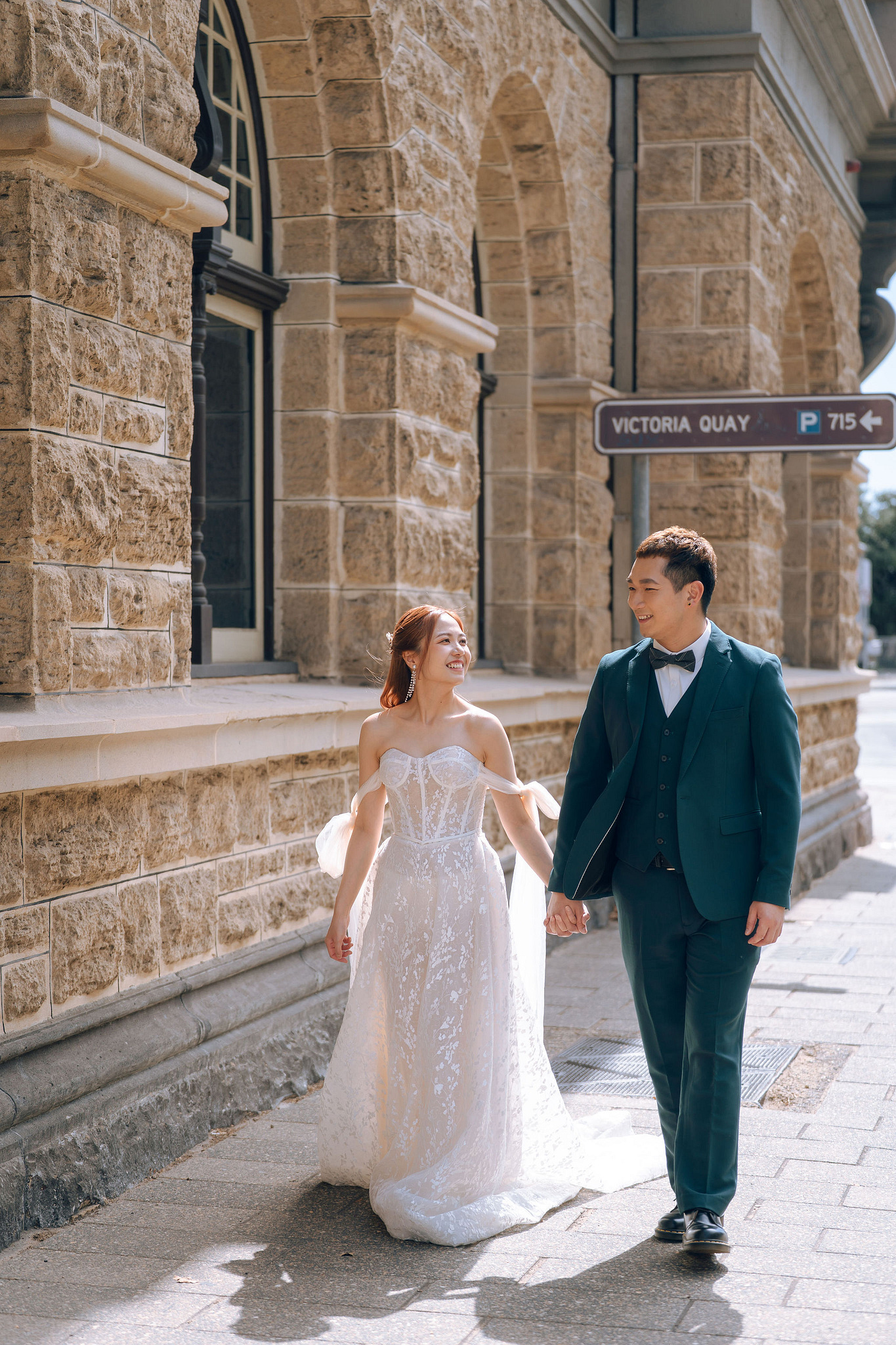 Perth Pre-Wedding Photoshoot | Fremantle, Blue House, Lancelin & Lancelin Beach at Fremantle pre-wedding photo
