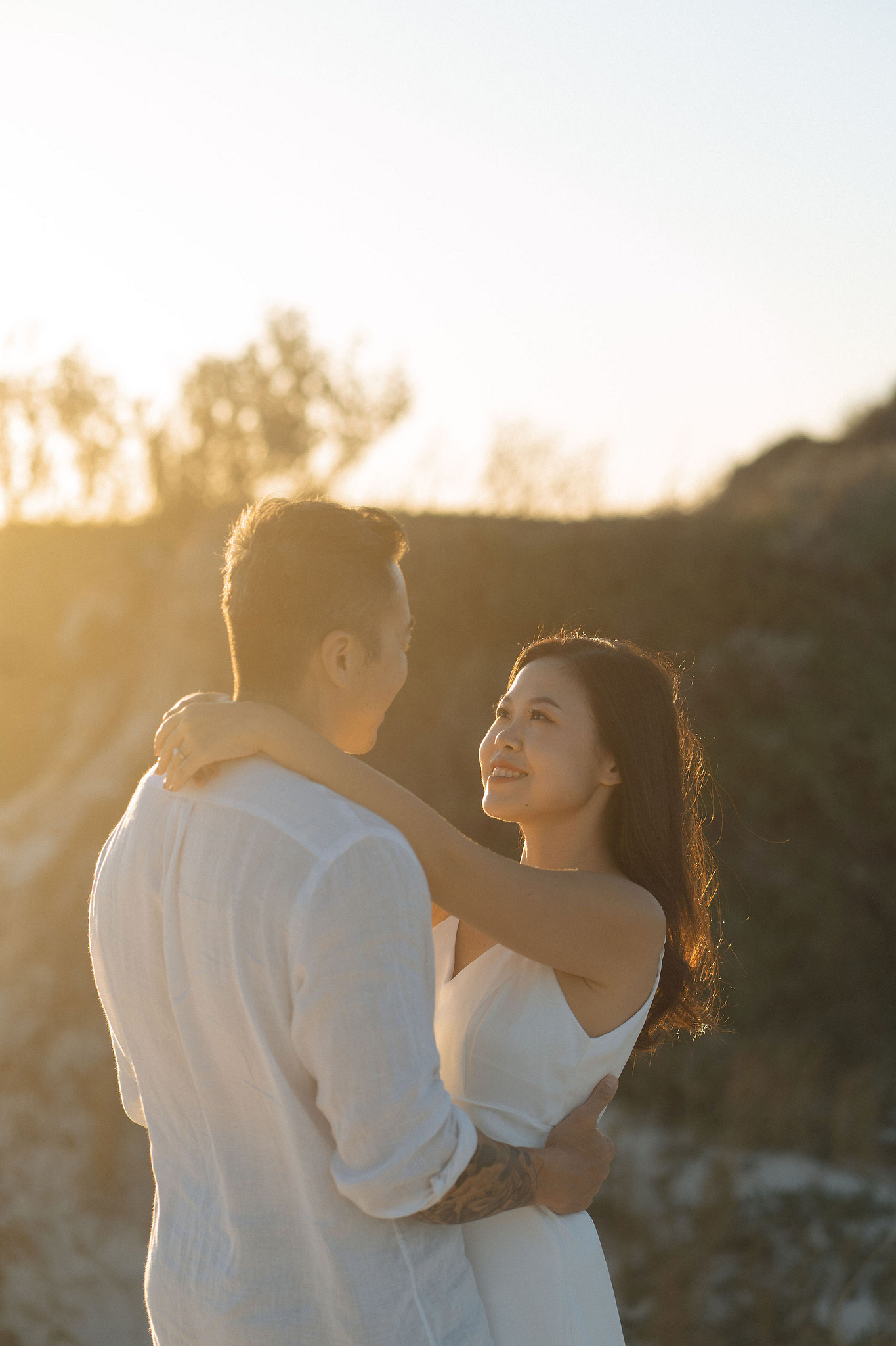 Perth Pre-Wedding Photoshoot | Bell Rapids, Lancelin & Trigg Beach at Trigg Beach pre-wedding photo