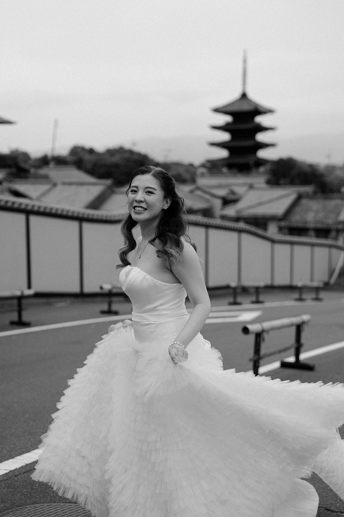 Kyoto Pre-Wedding Photoshoot | Fushimi Inari, Gion & Nara Park at Gion District & Historic Streets pre-wedding photo