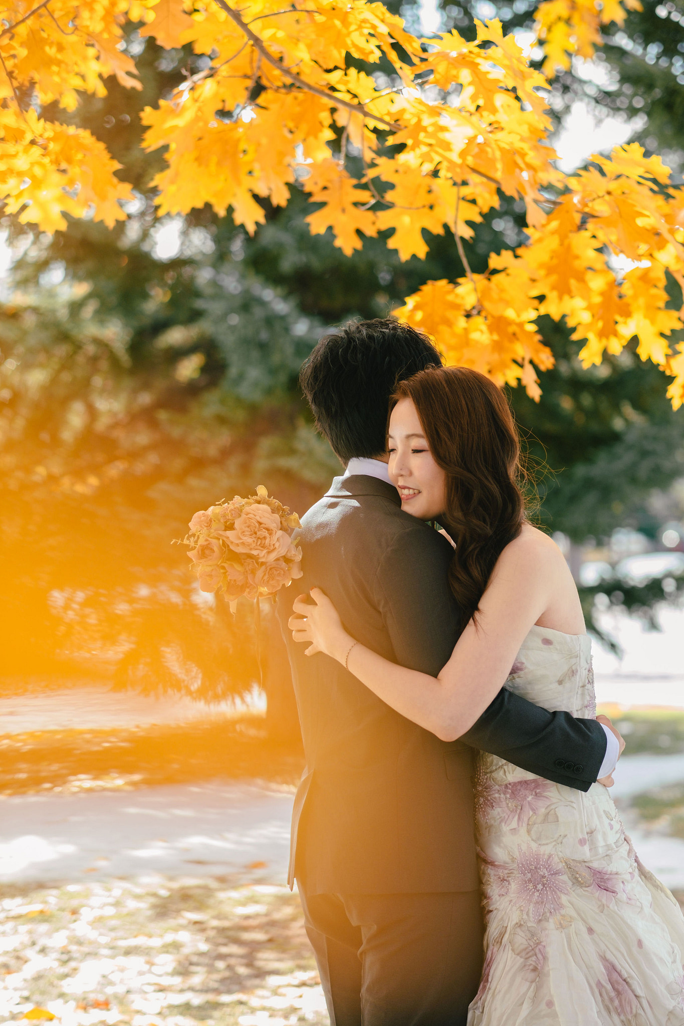 Hokkaido Pre-Wedding Photoshoot | Nakajima Park & Otaru City at Nakajima Park & Otaru City pre-wedding photo