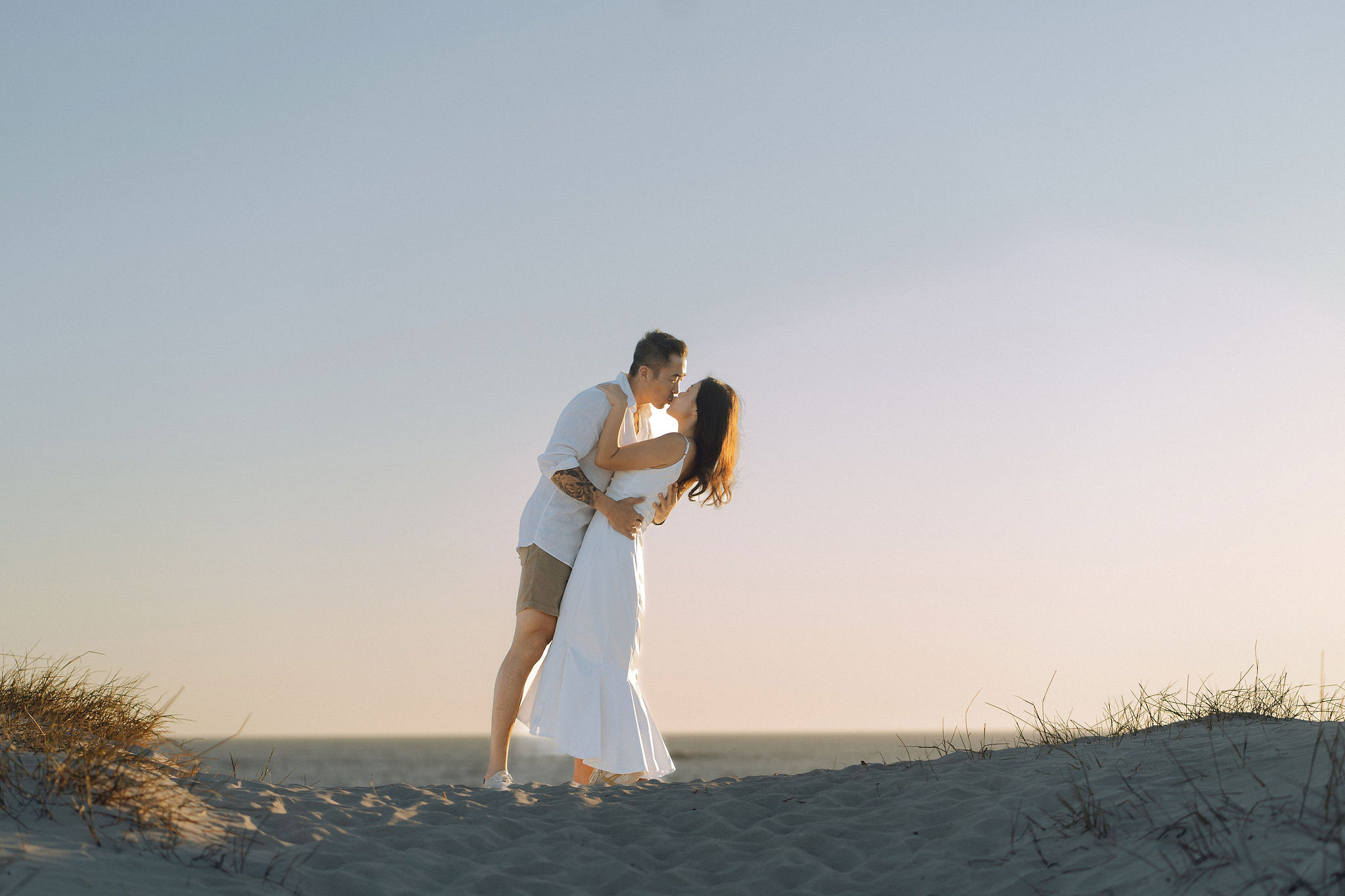 Perth Pre-Wedding Photoshoot | Bell Rapids, Lancelin & Trigg Beach at Trigg Beach pre-wedding photo
