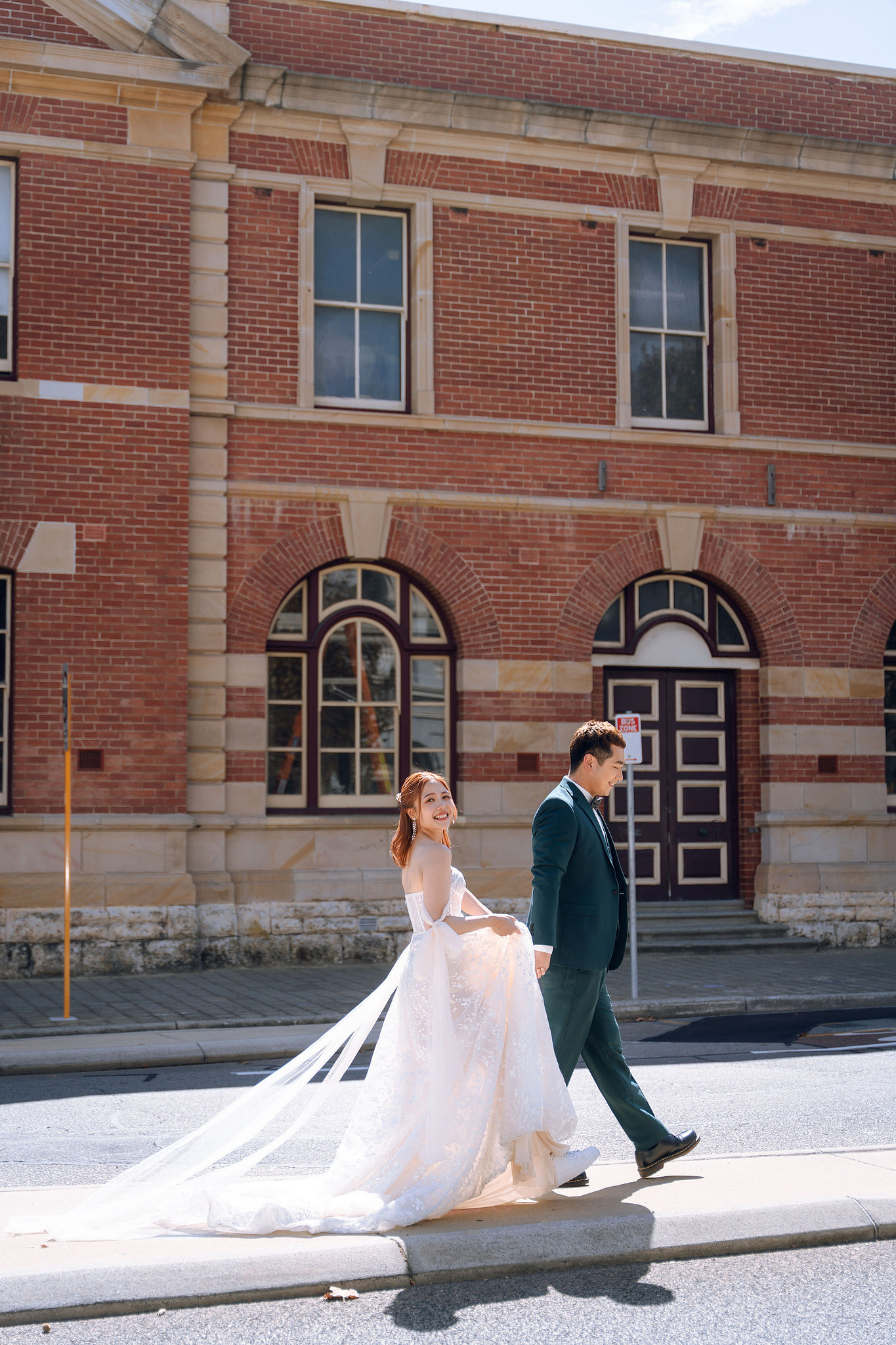 Perth Pre-Wedding Photoshoot | Fremantle, Blue House, Lancelin & Lancelin Beach at Fremantle pre-wedding photo
