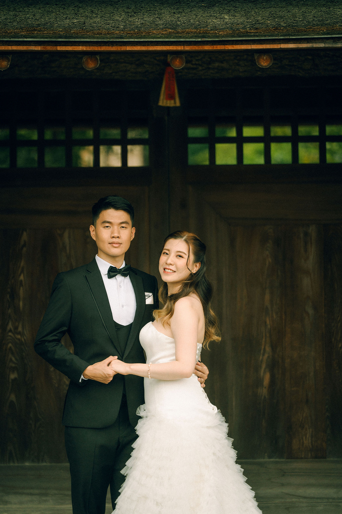 Kyoto Pre-Wedding Photoshoot | Fushimi Inari, Gion & Nara Park at Gion District & Historic Streets pre-wedding photo