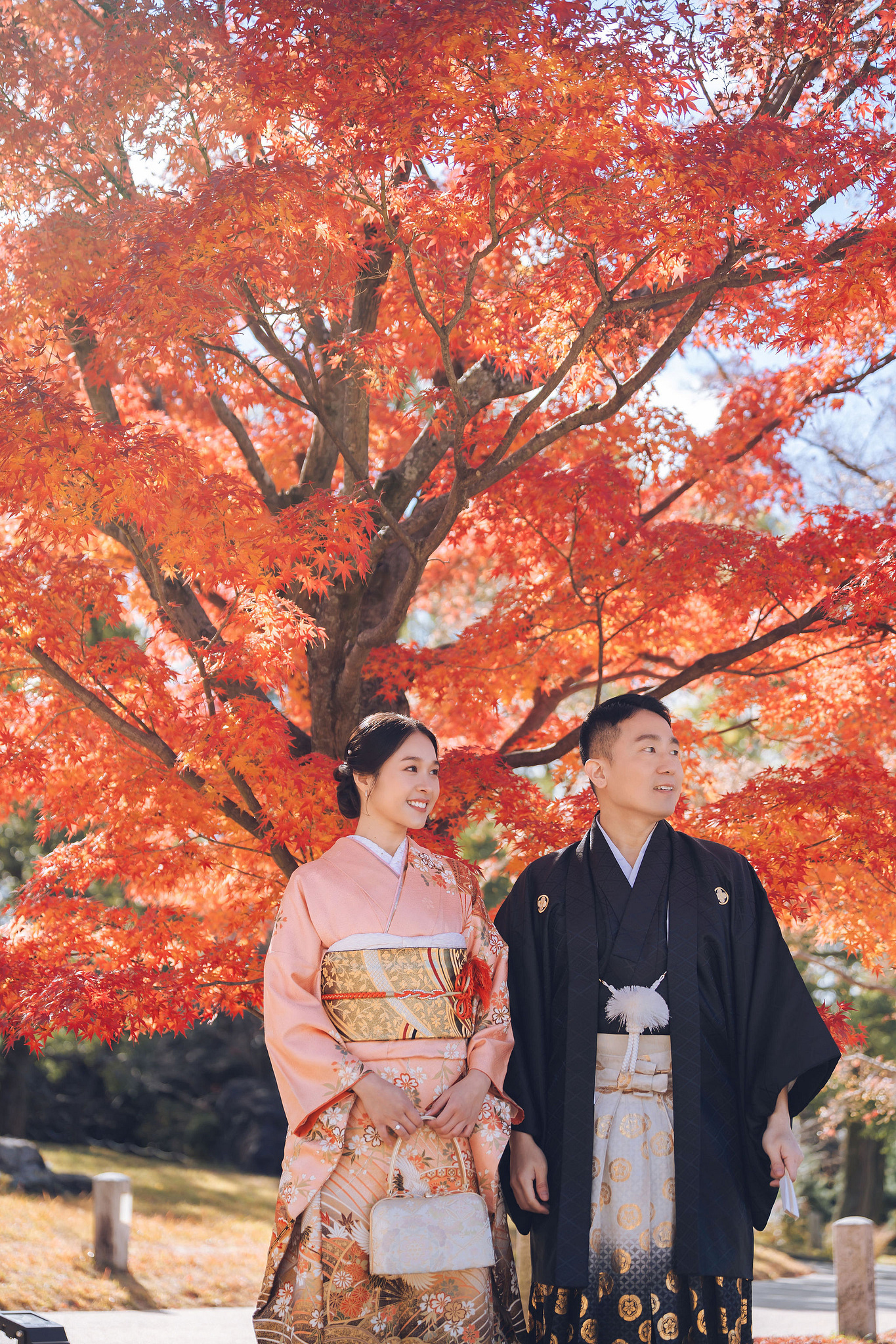 Kyoto Pre-Wedding Photoshoot | Historic Pagoda Streets & Nara Grasslands at Historic Kyoto Streets & Pagoda pre-wedding photo