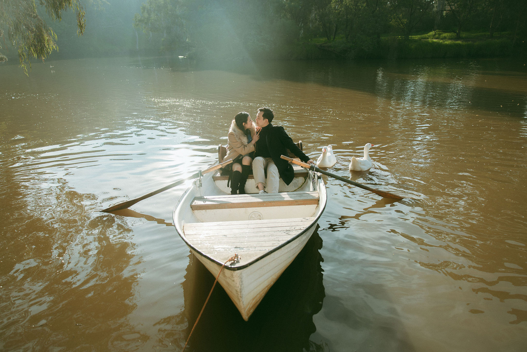 Melbourne Pre-Wedding Photoshoot | Gum Gully Farm, Studley Park & Carlton Gardens at Studley Park pre-wedding photo