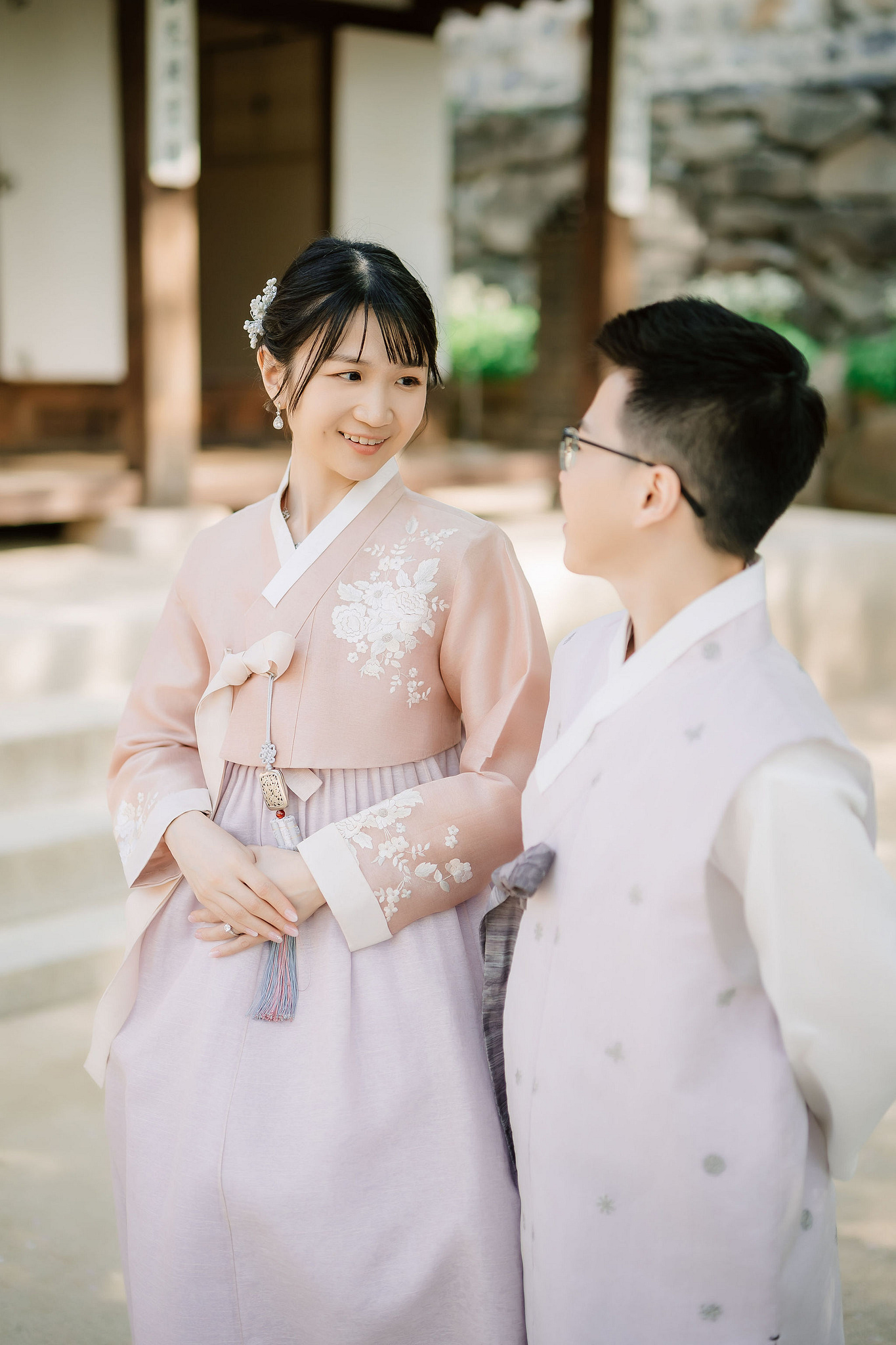Seoul Pre-Wedding Photoshoot | Seoul Forest, Namsangol Hanok Village & Samcheong-dong at Namsangol Hanok Village pre-wedding photo