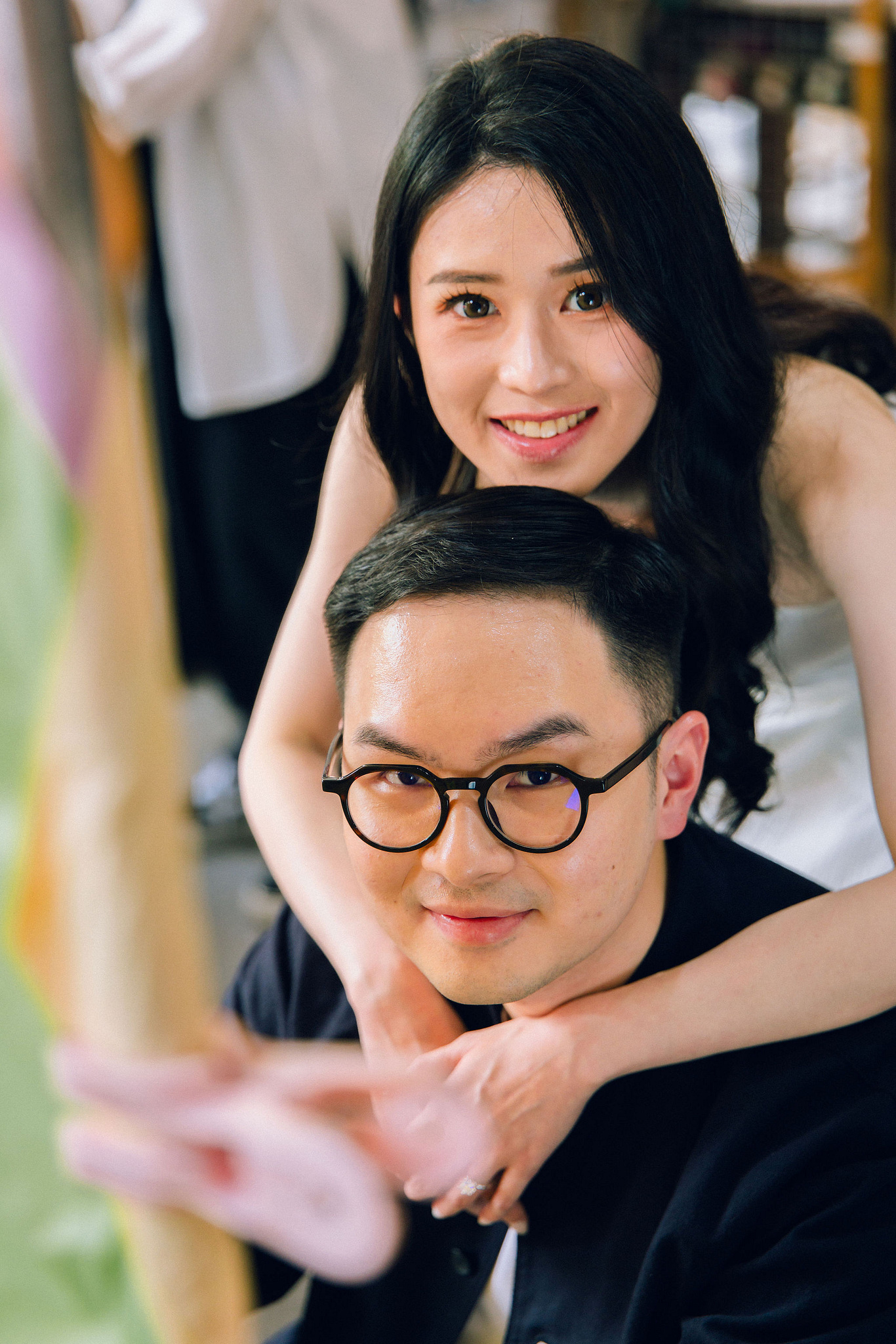 Taiwan Pre-Wedding Photoshoot | Dadaocheng, Shifen & Jiufen at Shifen pre-wedding photo