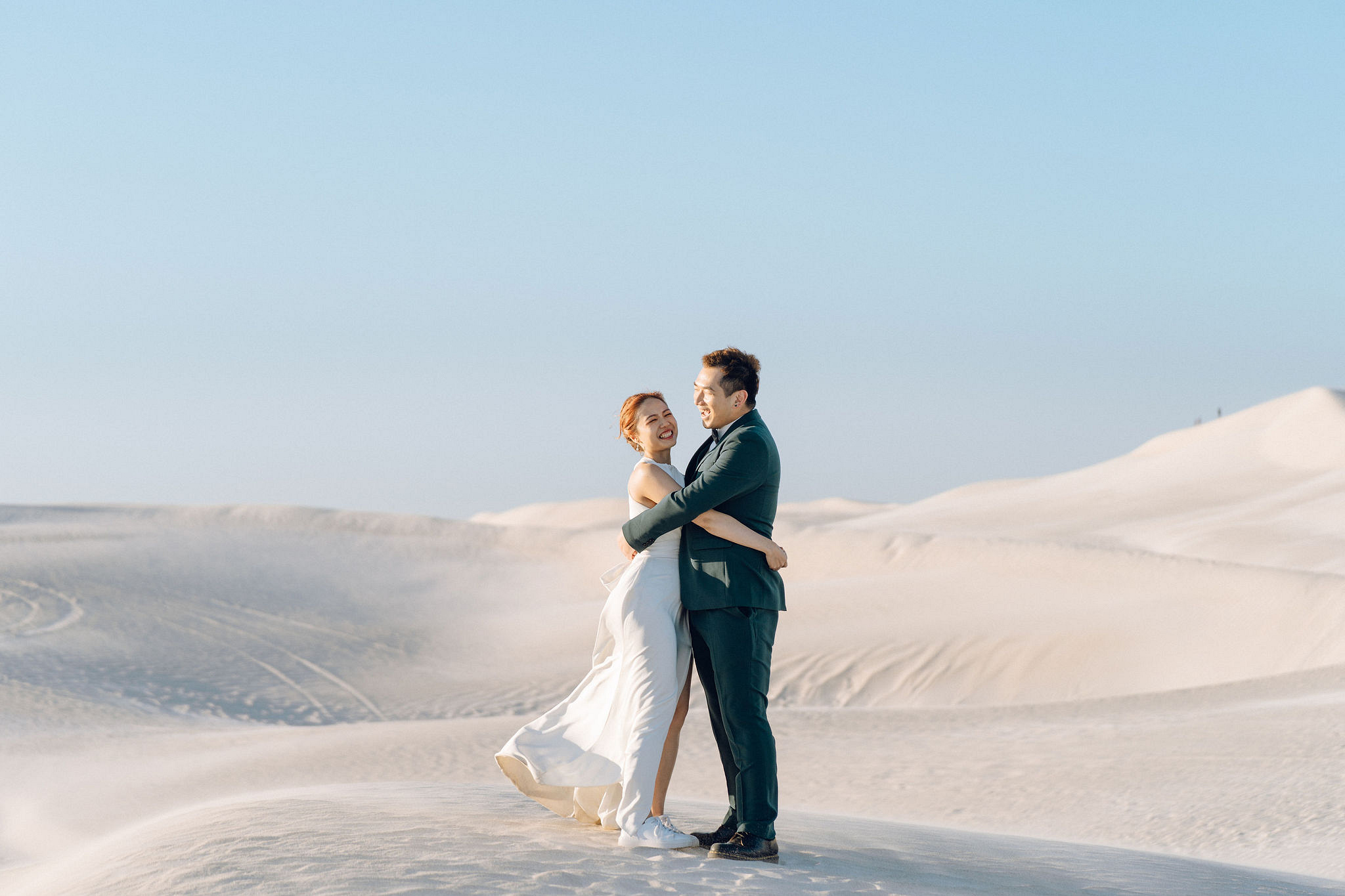 Perth Pre-Wedding Photoshoot | Fremantle, Blue House, Lancelin & Lancelin Beach at Lancelin pre-wedding photo