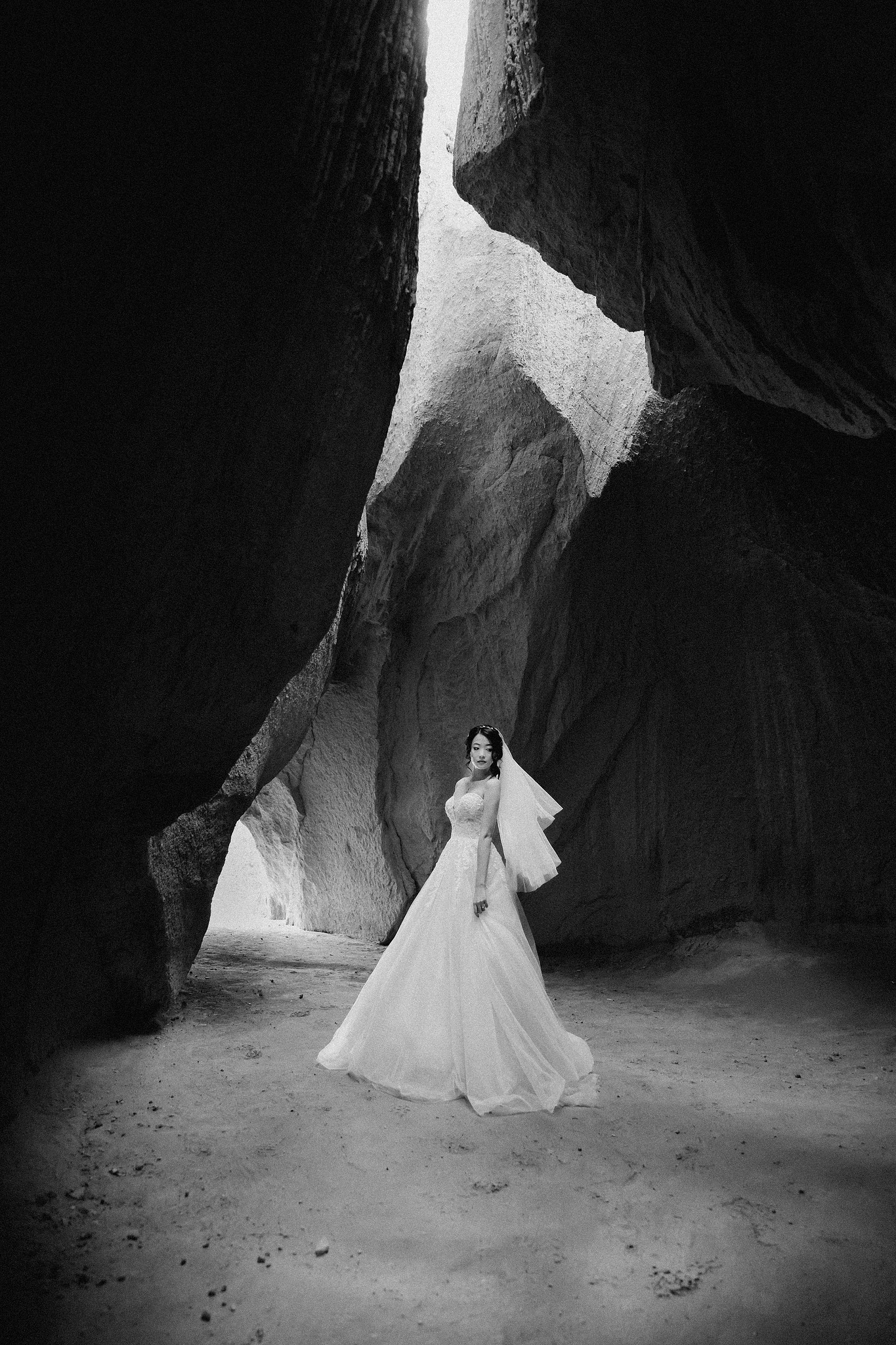 Cappadocia Pre-Wedding Photoshoot | Love Valley, Horse Ranch, Slot Canyons & Pigeon Valley at Slot Canyons pre-wedding photo