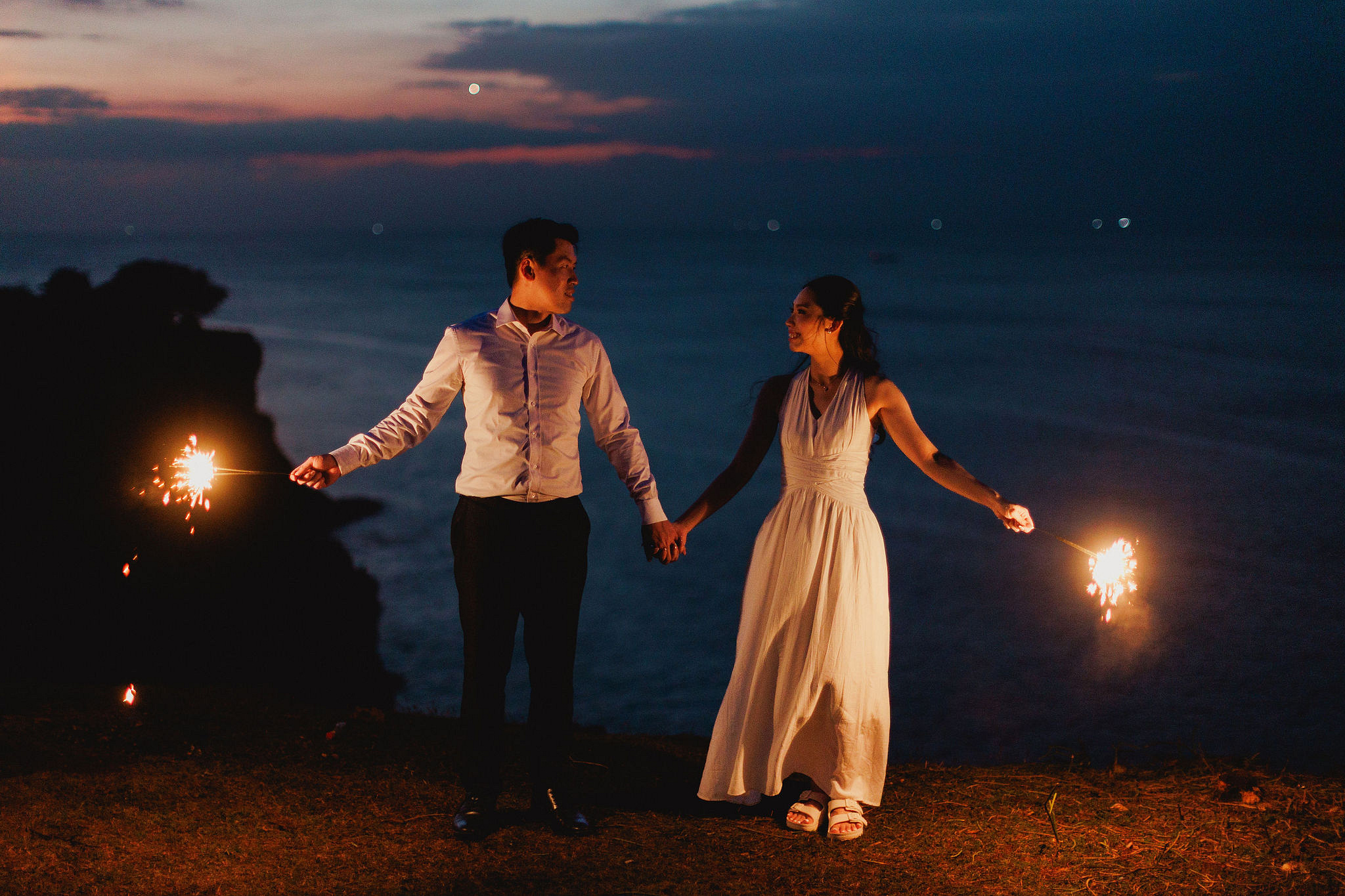 Bali Pre-Wedding Photoshoot | Mt. Batur Lava Fields, Blangsinga Waterfall & Balangan Beach at Balangan Beach pre-wedding photo