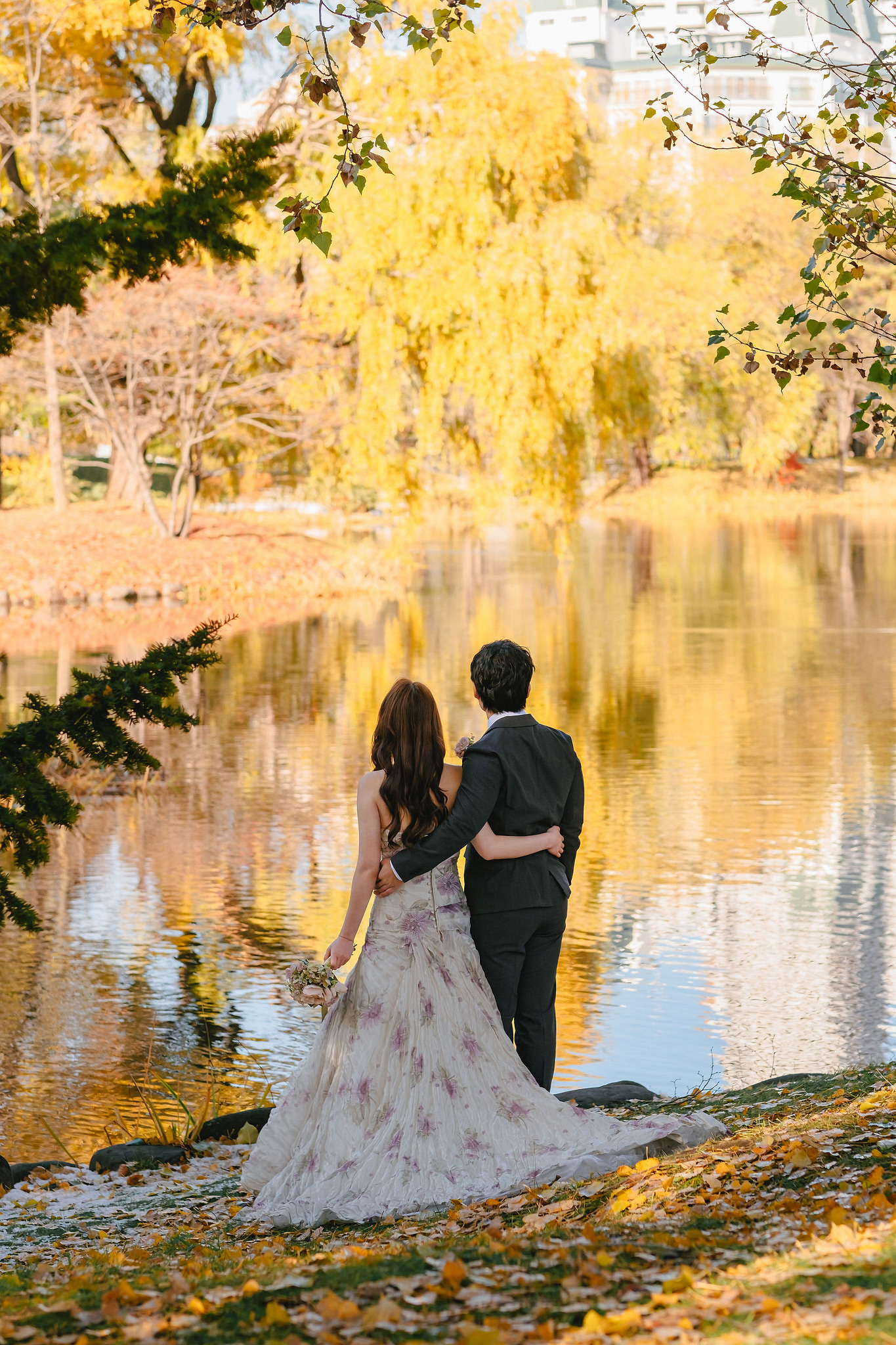 Hokkaido Pre-Wedding Photoshoot | Nakajima Park & Otaru City at Nakajima Park & Otaru City pre-wedding photo