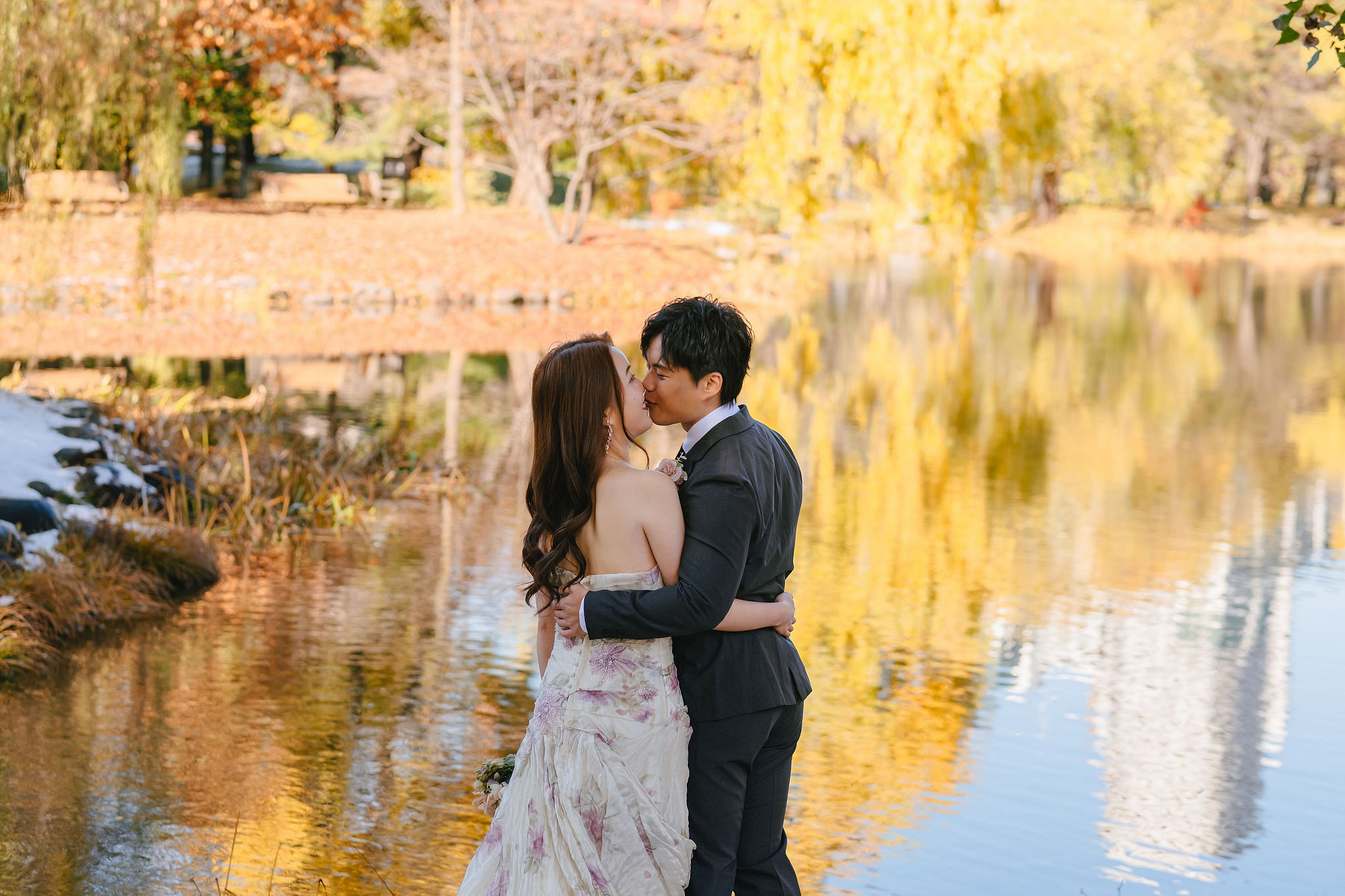 Hokkaido Pre-Wedding Photoshoot | Nakajima Park & Otaru City at Nakajima Park & Otaru City pre-wedding photo