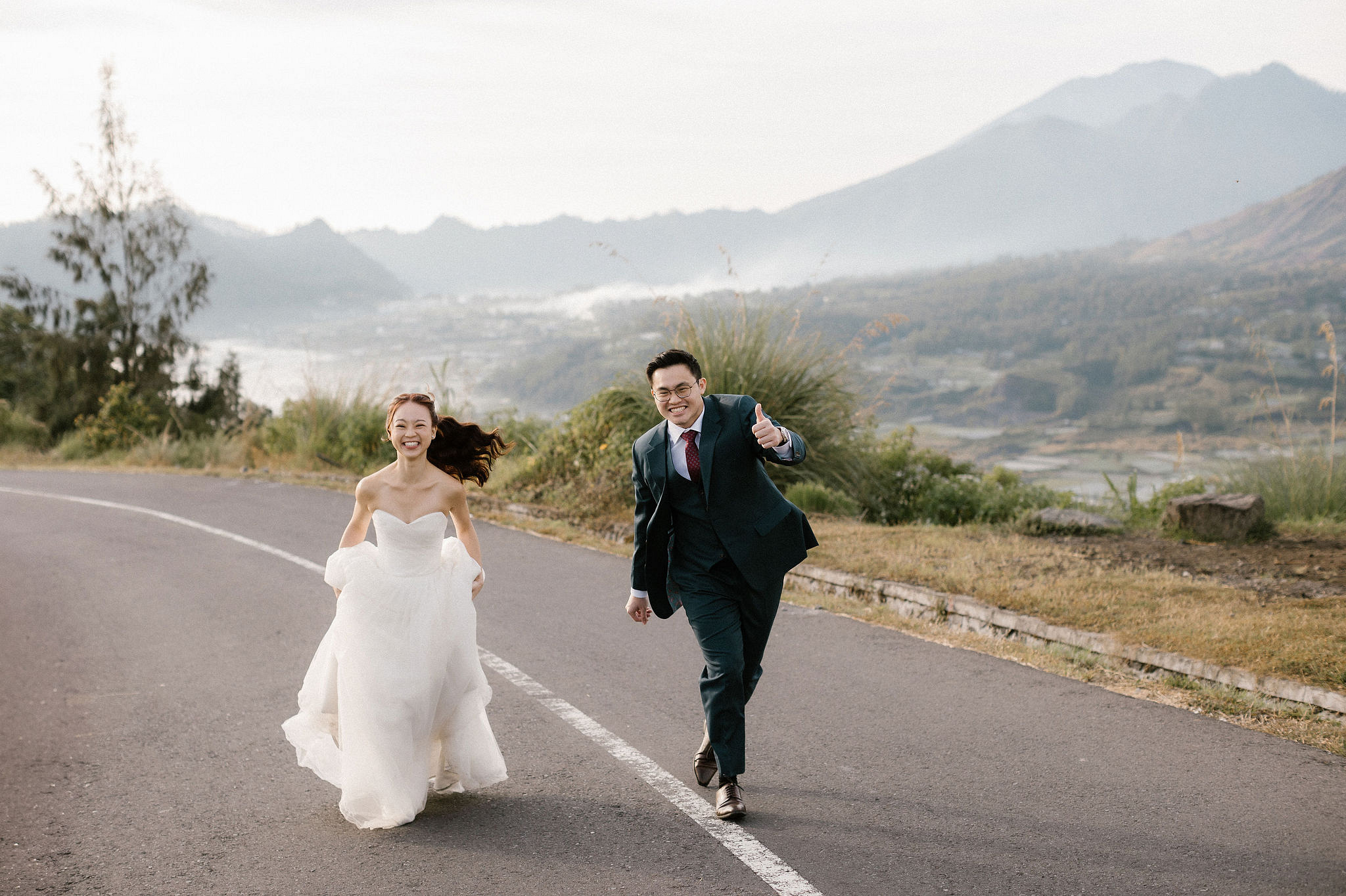 Bali Pre-Wedding Photoshoot | Pinggan Village, Lava Fields, Twin Cliff Valley & Beach at Pinggan Village   pre-wedding photo