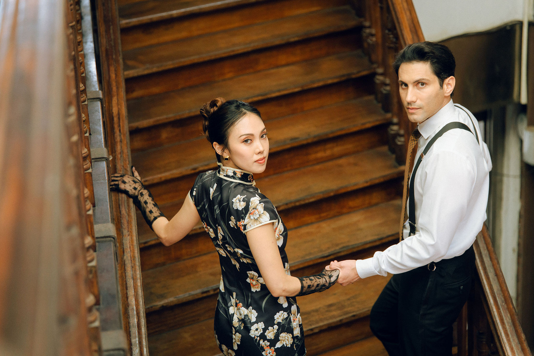 Taiwan Pre-Wedding Photoshoot | Bopiliao Historical Block, Nanya Rocks, Jinguashi & Jiufen at Bopiliao Historical Block pre-wedding photo