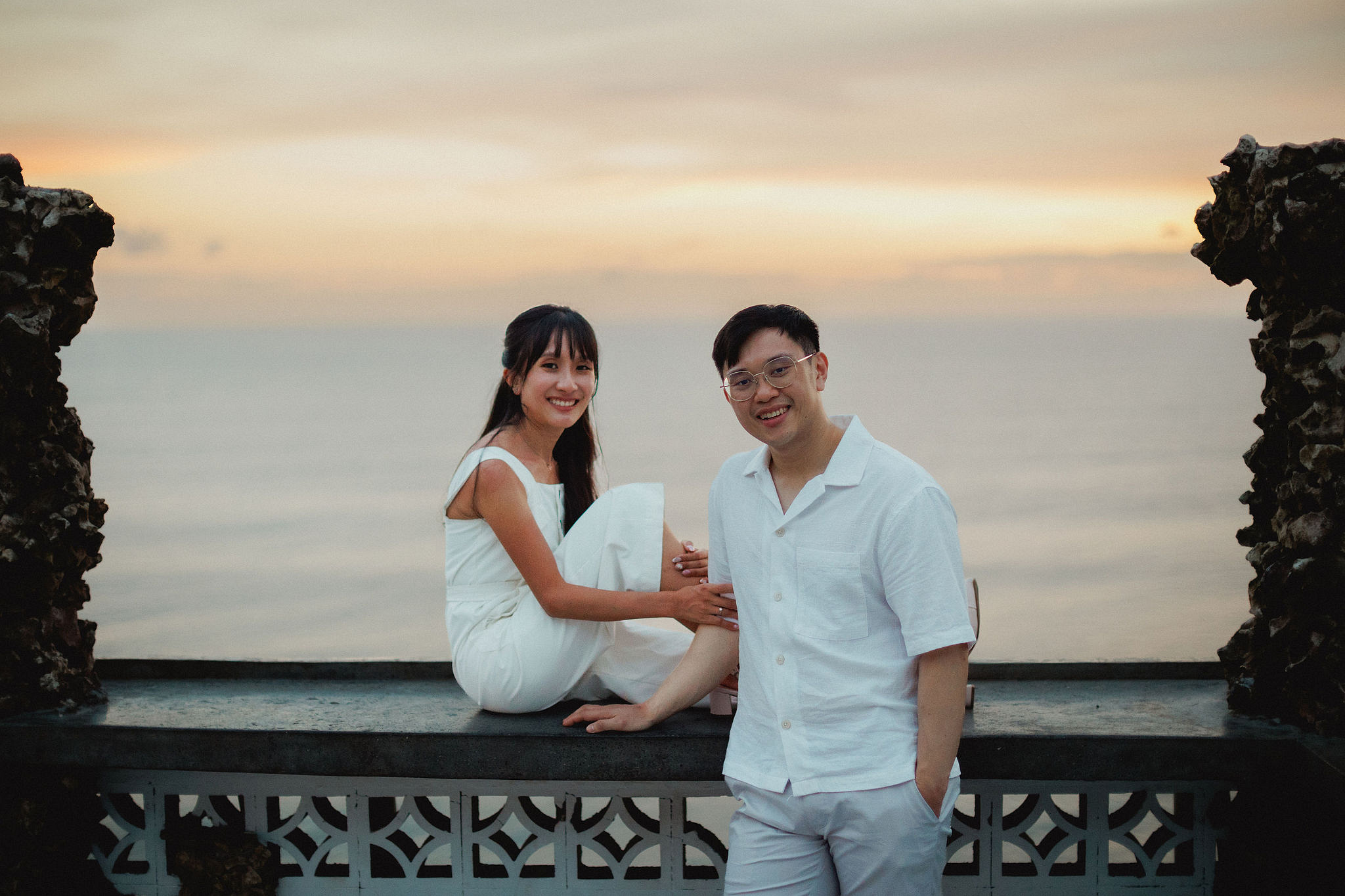 Bali Pre-Wedding Photoshoot | Pinggan Village, Sawangan Beach, Twin Cliff Valley & Malini Uluwatu at Malini Uluwatu   pre-wedding photo