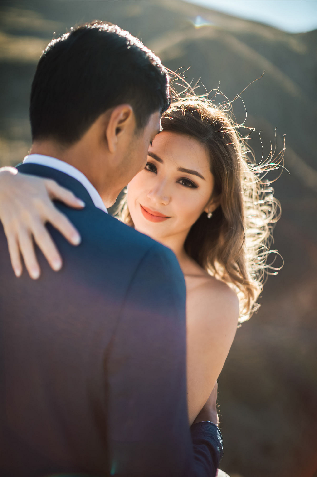 Kryz Uy And Slater Pre Wedding Photoshoot At Roy's Peak, Alpaca Farm And Arrowtown at Skippers Canyon pre-wedding photo