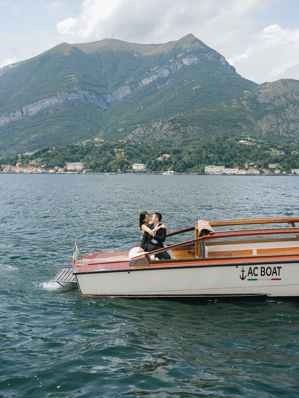 Lake Como Pre-Wedding Photoshoot | Bellagio, Lake Como & Villa Melzi Gardens at Lake Como pre-wedding photo