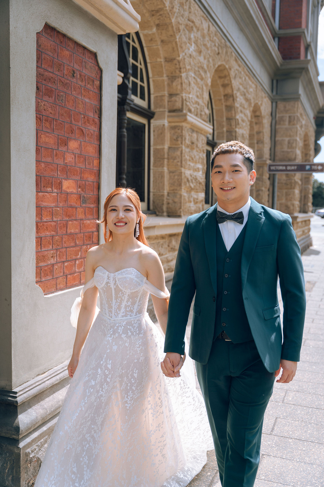 Perth Pre-Wedding Photoshoot | Fremantle, Blue House, Lancelin & Lancelin Beach at Fremantle pre-wedding photo