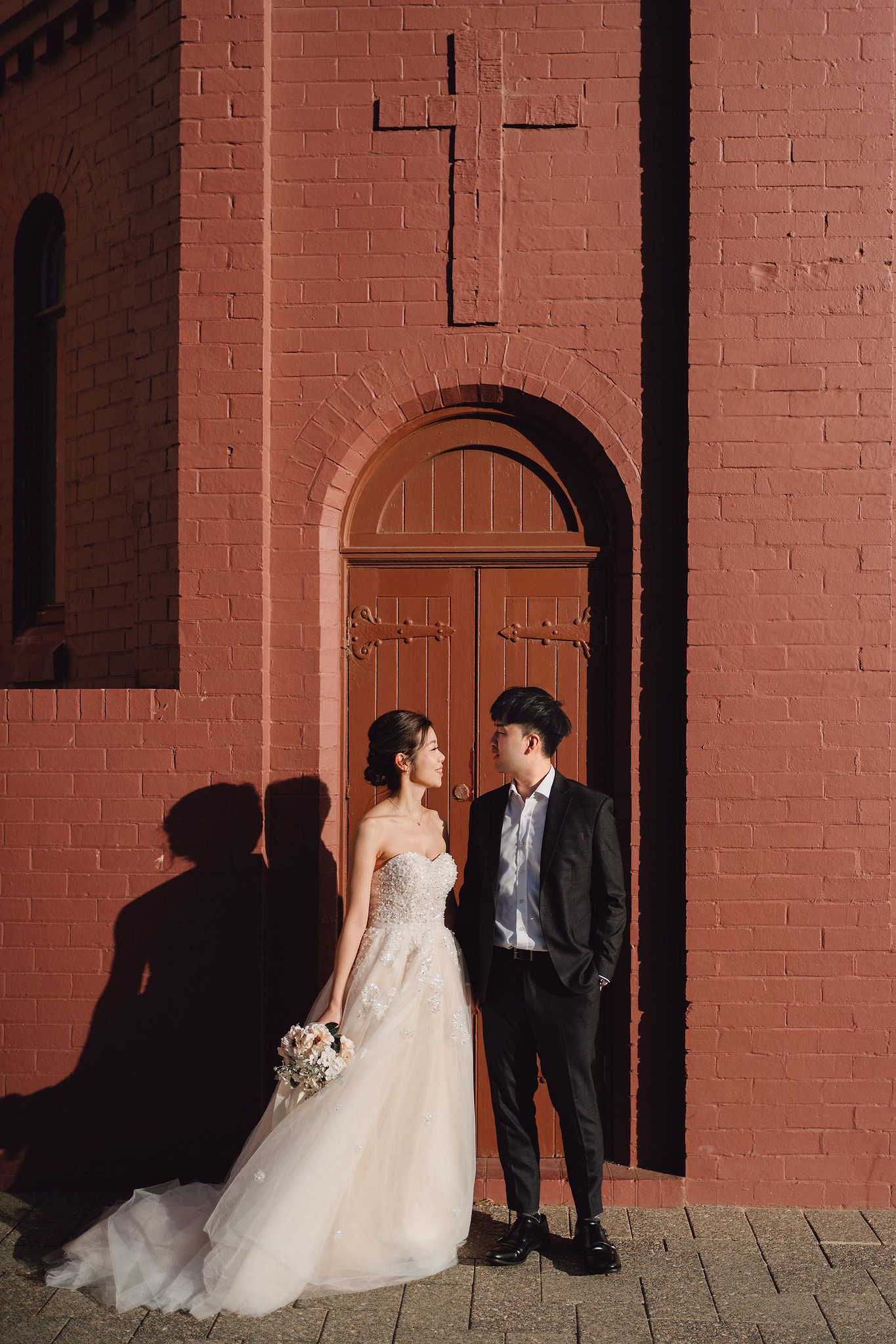 Perth Pre-Wedding Photoshoot | Fremantle, Lancelin, UWA & Coogee Beach at Fremantle pre-wedding photo