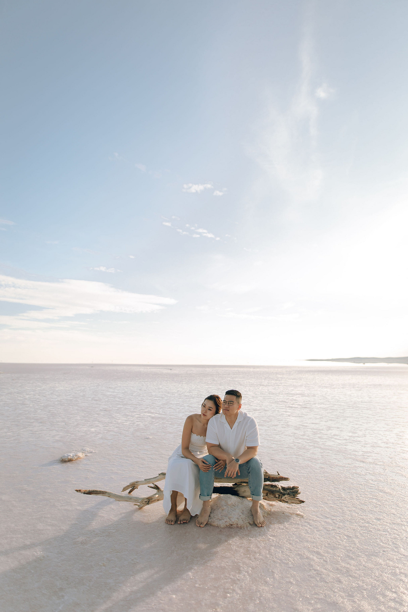Cappadocia Pre-Wedding Photoshoot | Love Valley, Canyon, Lunar Cappadocian Hotel & Lake Tuz at Salt Lake pre-wedding photo