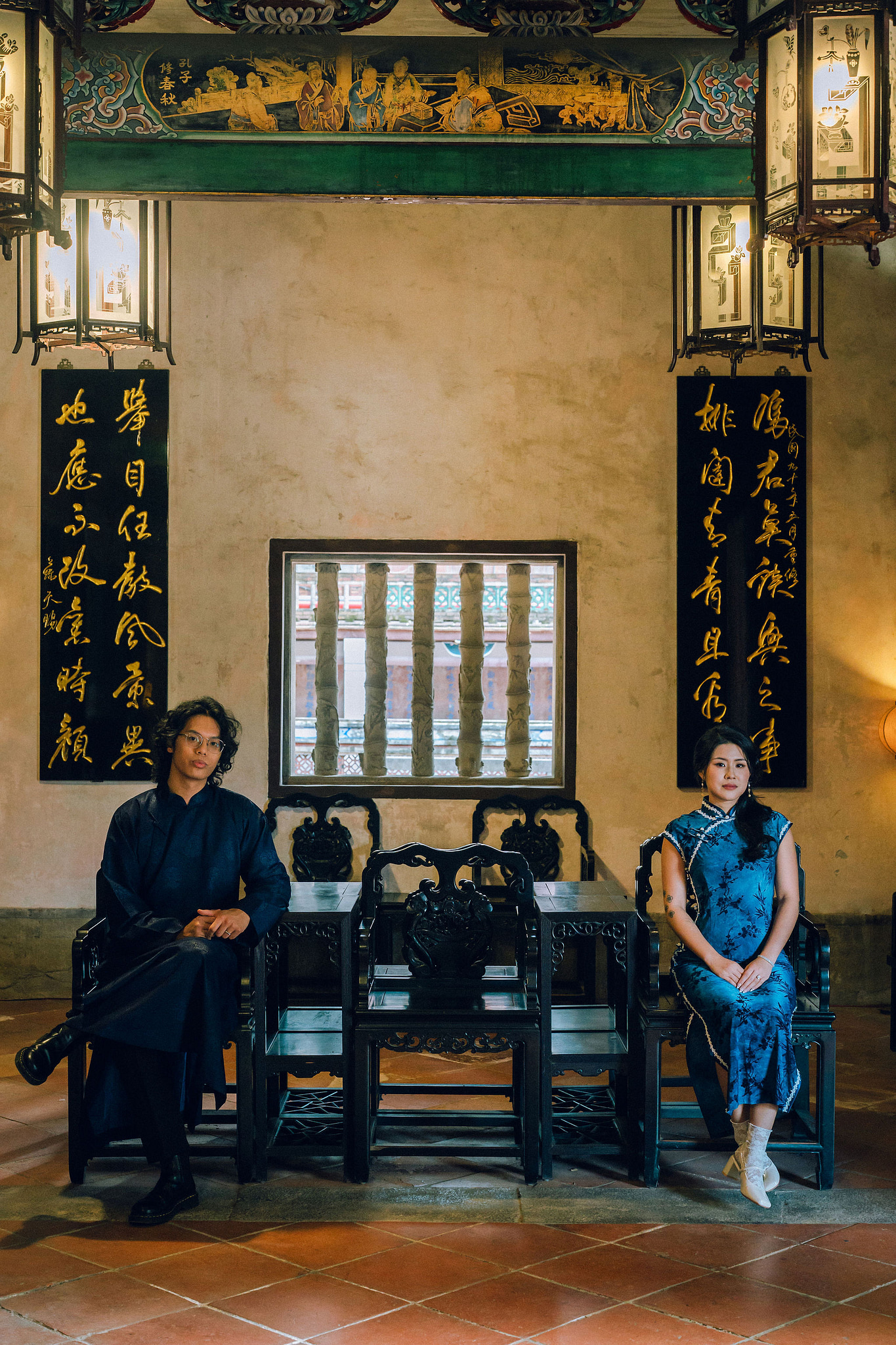 Taiwan Pre-Wedding Photoshoot | Lin Family Mansion, Dadaocheng & Yangmingshan at Lin Family Mansion pre-wedding photo