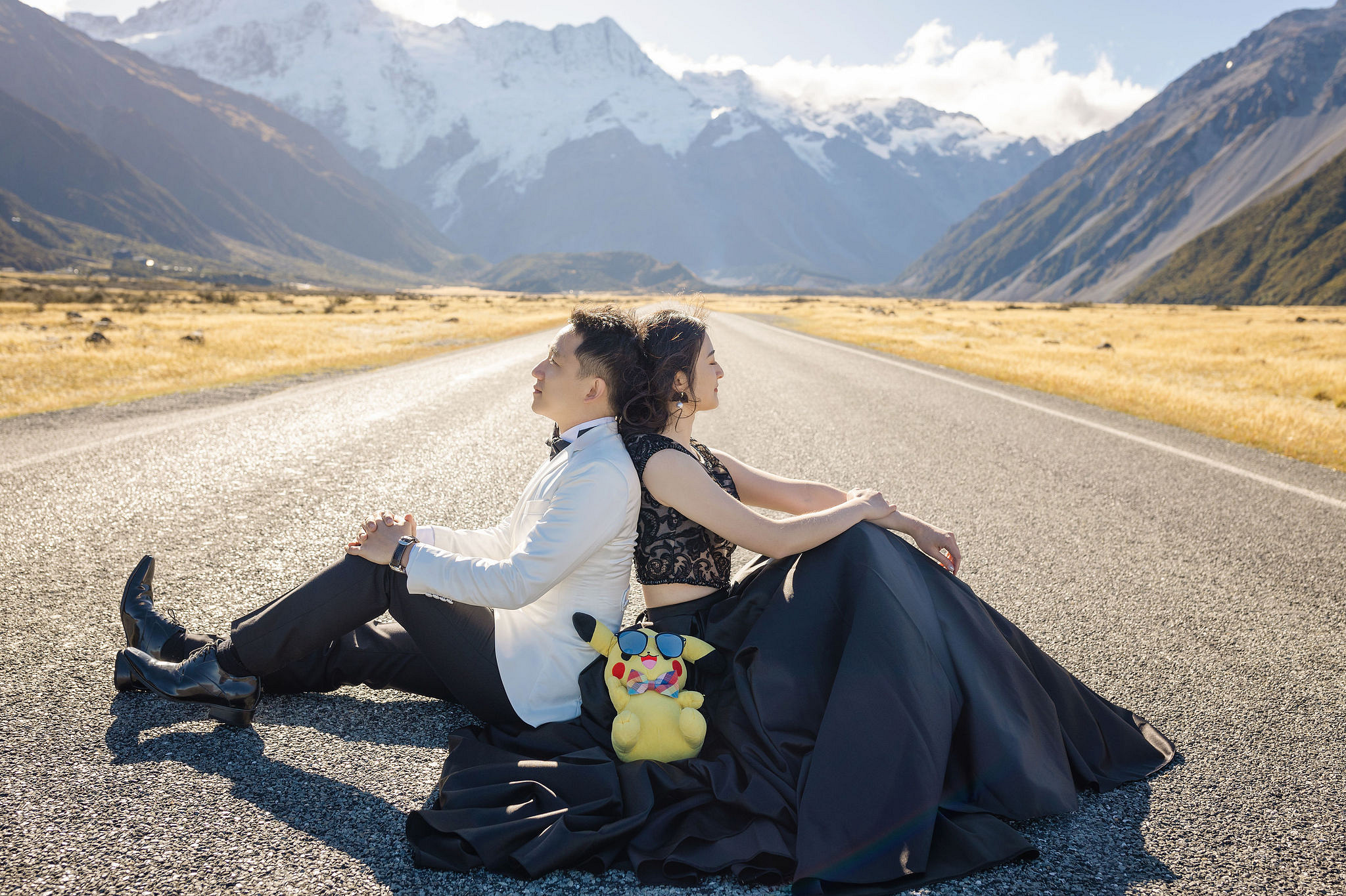 New Zealand Pre-Wedding Photoshoot | South Island at South Island pre-wedding photo