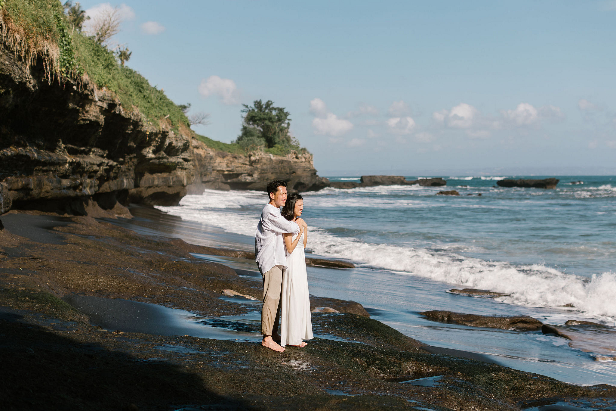Bali Pre-Wedding Photoshoot | Lake Tamblingan, Rumah Gemuk & Mengening Beach at Mengening Beach 1 (Casual Outfit)   pre-wedding photo