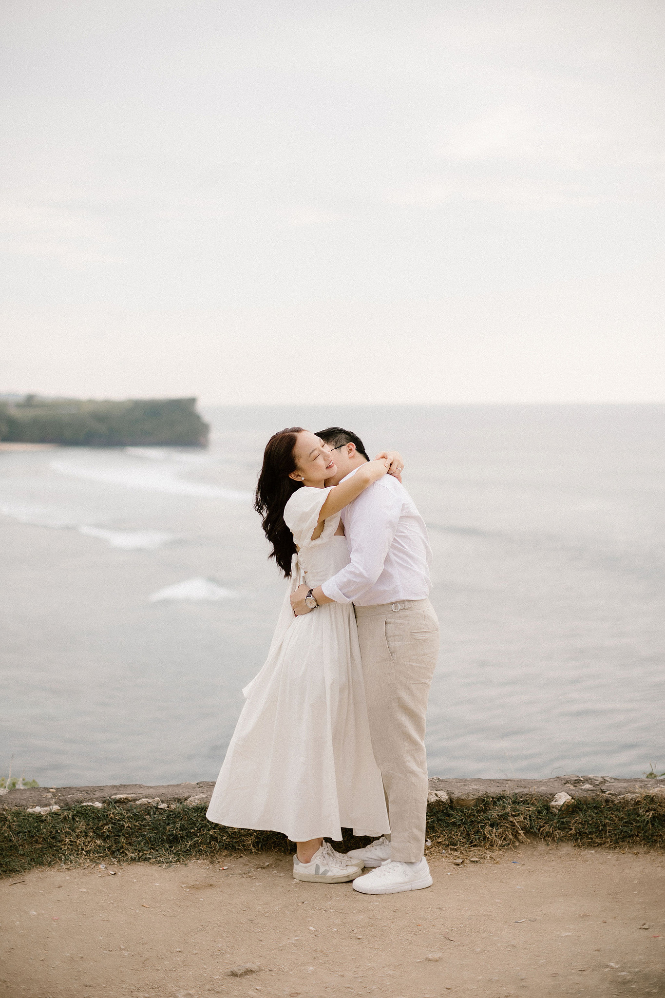 Bali Pre-Wedding Photoshoot | Pinggan Village, Lava Fields, Twin Cliff Valley & Beach at Beach pre-wedding photo