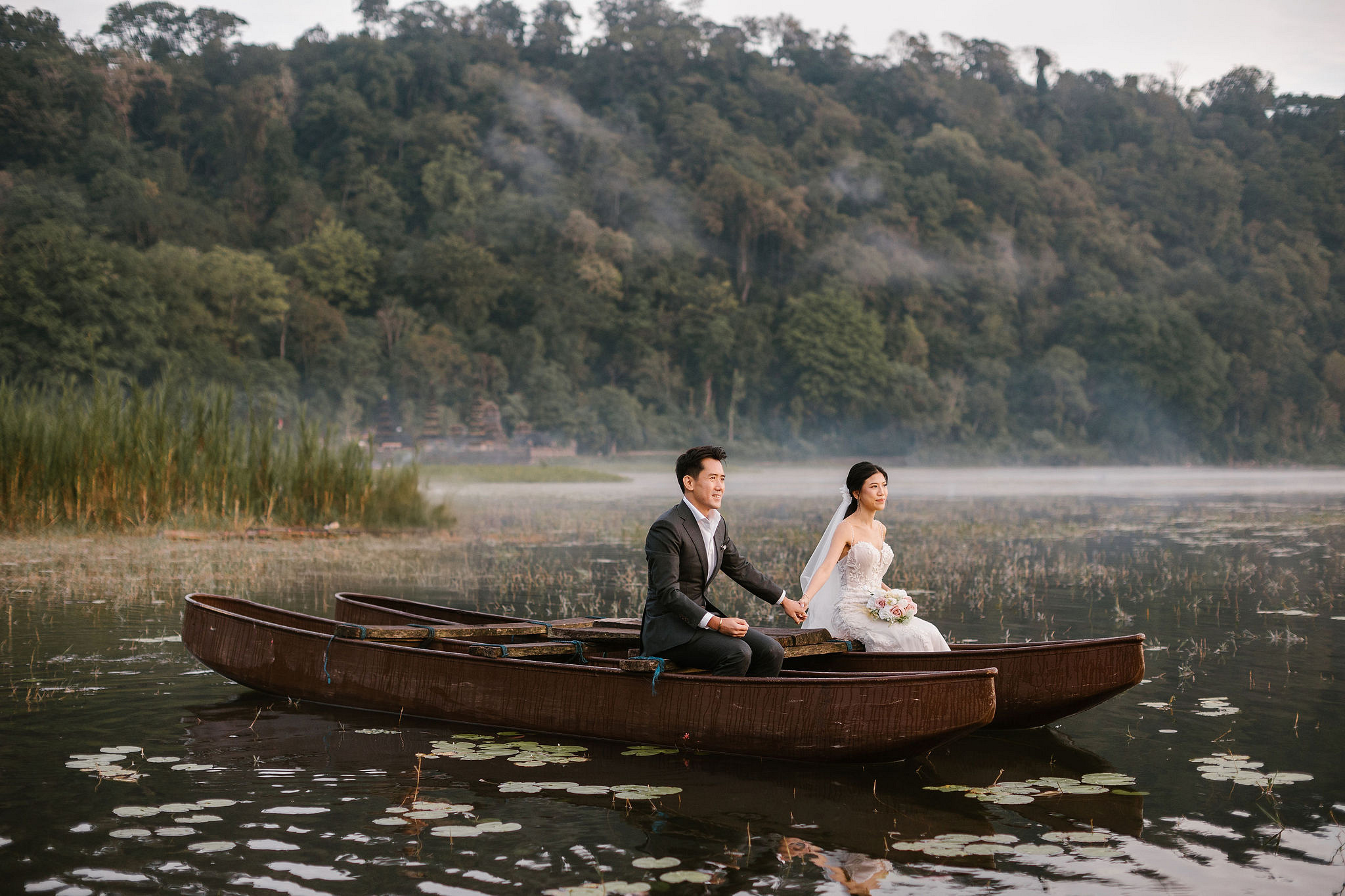 Bali Pre-Wedding Photoshoot | Lake Tamblingan, Rumah Gemuk & Mengening Beach at Lake Tamblingan   pre-wedding photo