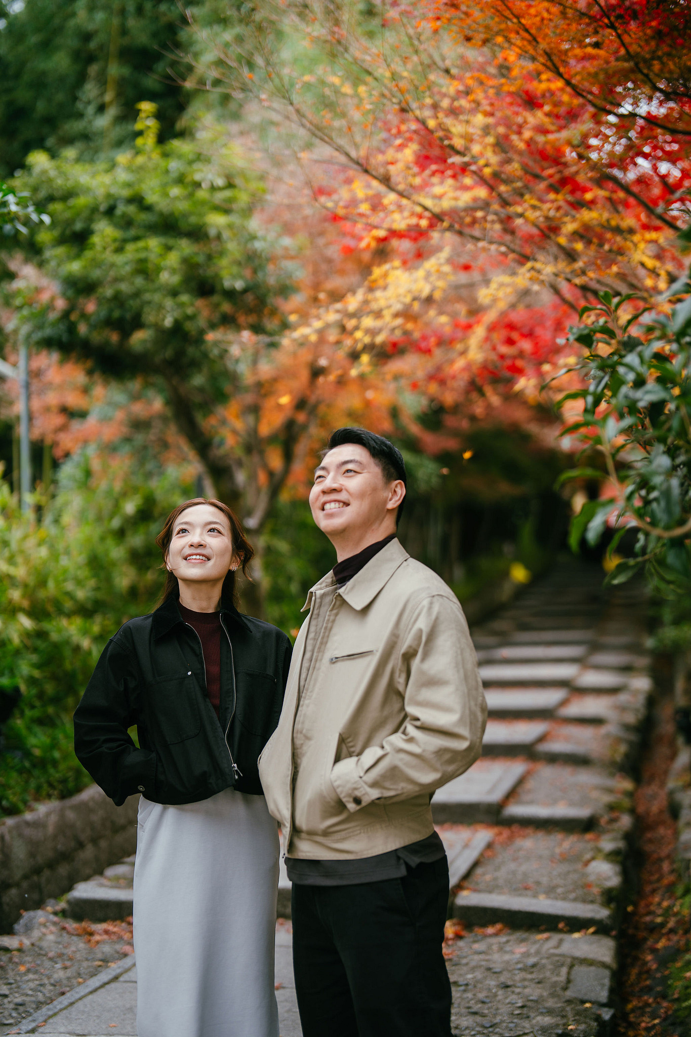 Kyoto Pre-Wedding Photoshoot | Ninenzaka, Nara Deer Park & Mt. Wakakusa at Ninenzaka pre-wedding photo