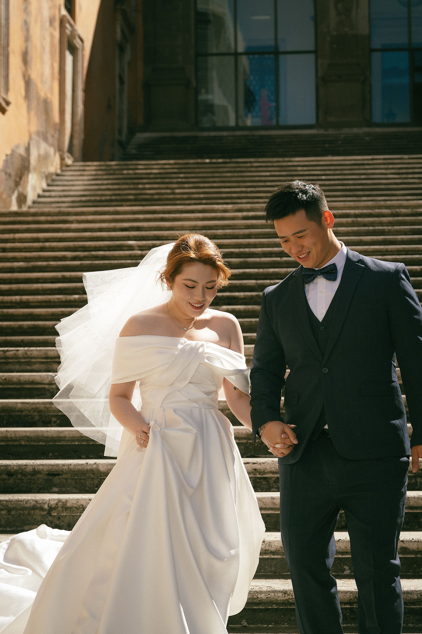 Rome Pre-Wedding Photoshoot | Rome Streets, Capitoline Hill, Basilica of St. Anthony, Villa Borghese & Giardino di Sant’Alessio at Capitoline Hill pre-wedding photo