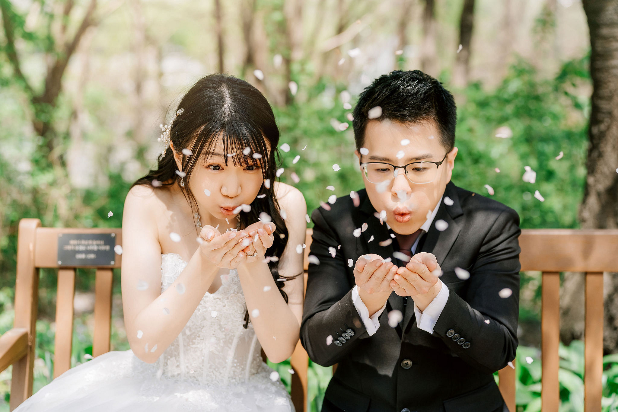 Seoul Pre-Wedding Photoshoot | Seoul Forest, Namsangol Hanok Village & Samcheong-dong at Seoul Forest pre-wedding photo