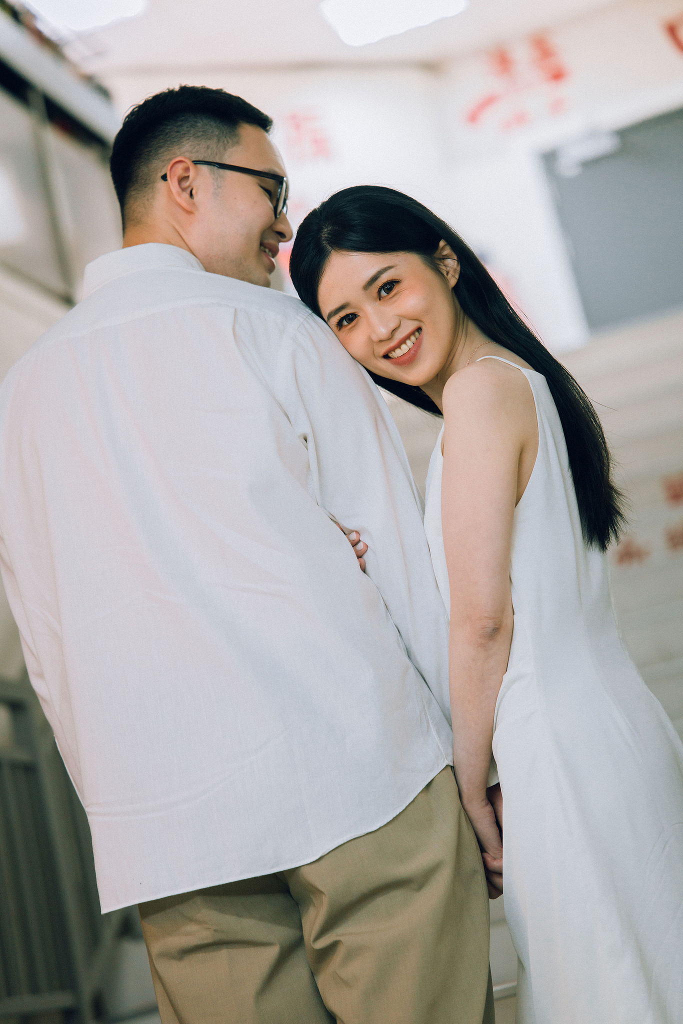 Taiwan Pre-Wedding Photoshoot | Dadaocheng, Shifen & Jiufen at Da Dao Cheng pre-wedding photo