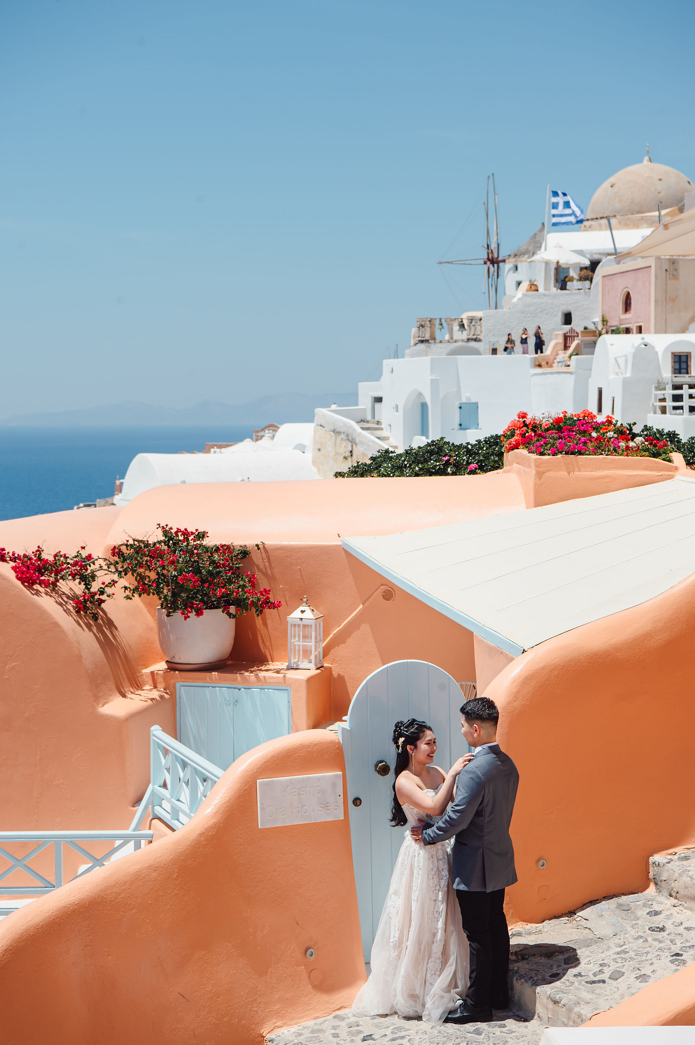 Santorini Pre-Wedding Photoshoot | Imerovigli, Firostefani & Finikia at Firostefani pre-wedding photo