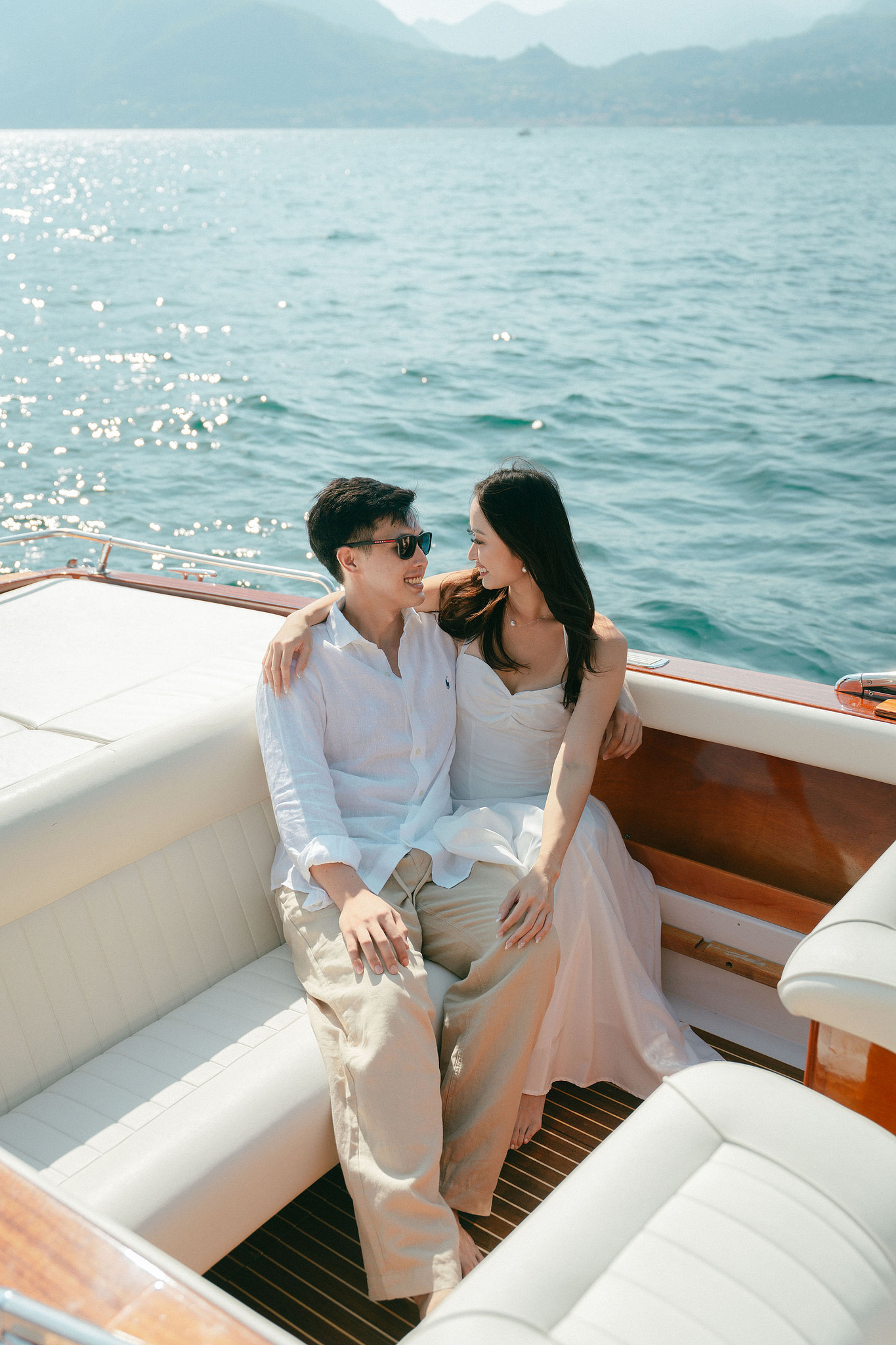 Lake Como Proposal Photoshoot | Lake Como & Varenna at Lake Como pre-wedding photo