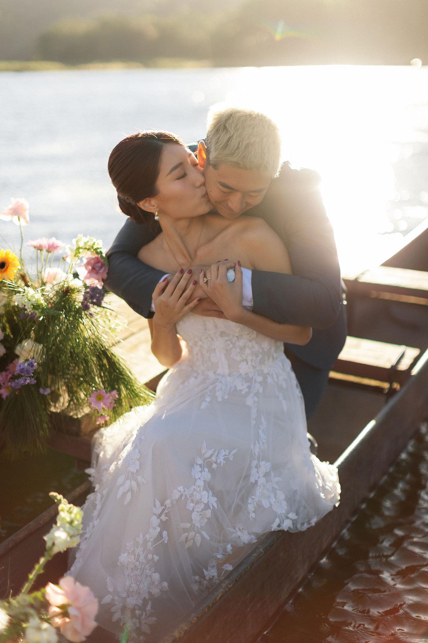Bali Pre-Wedding Photoshoot | Lake Tamblingan, Kebun Raya Botanic Gardens & Blangsinga Waterfall at Lake Tamblingan pre-wedding photo
