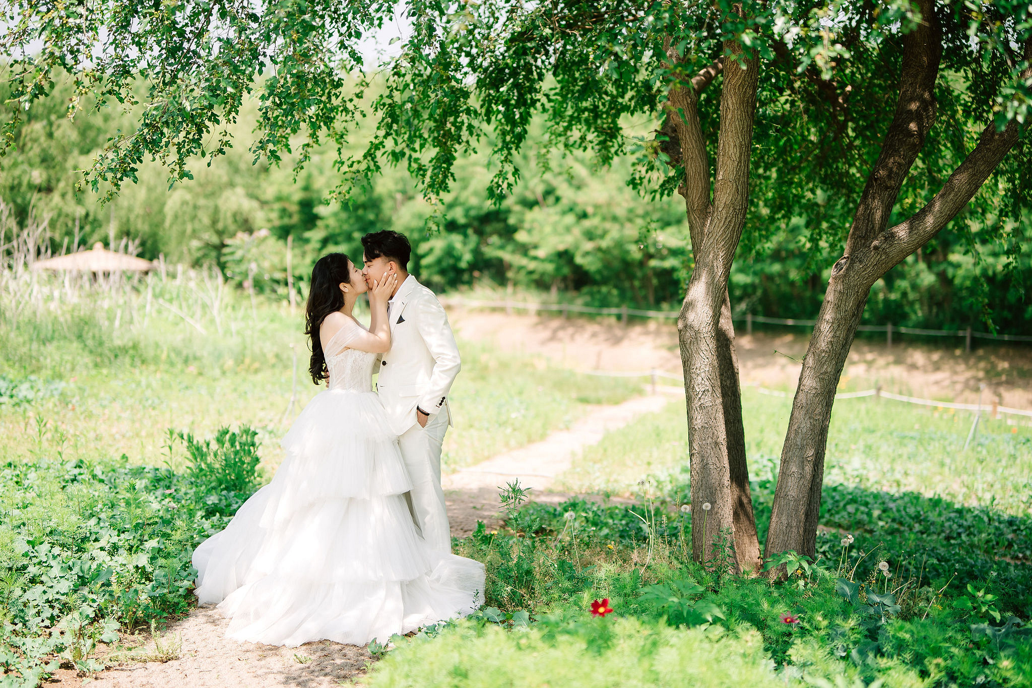Seoul Pre-Wedding Photoshoot | Haneul Park, Yonsei University & Yeonnam-dong at Haneul Park pre-wedding photo
