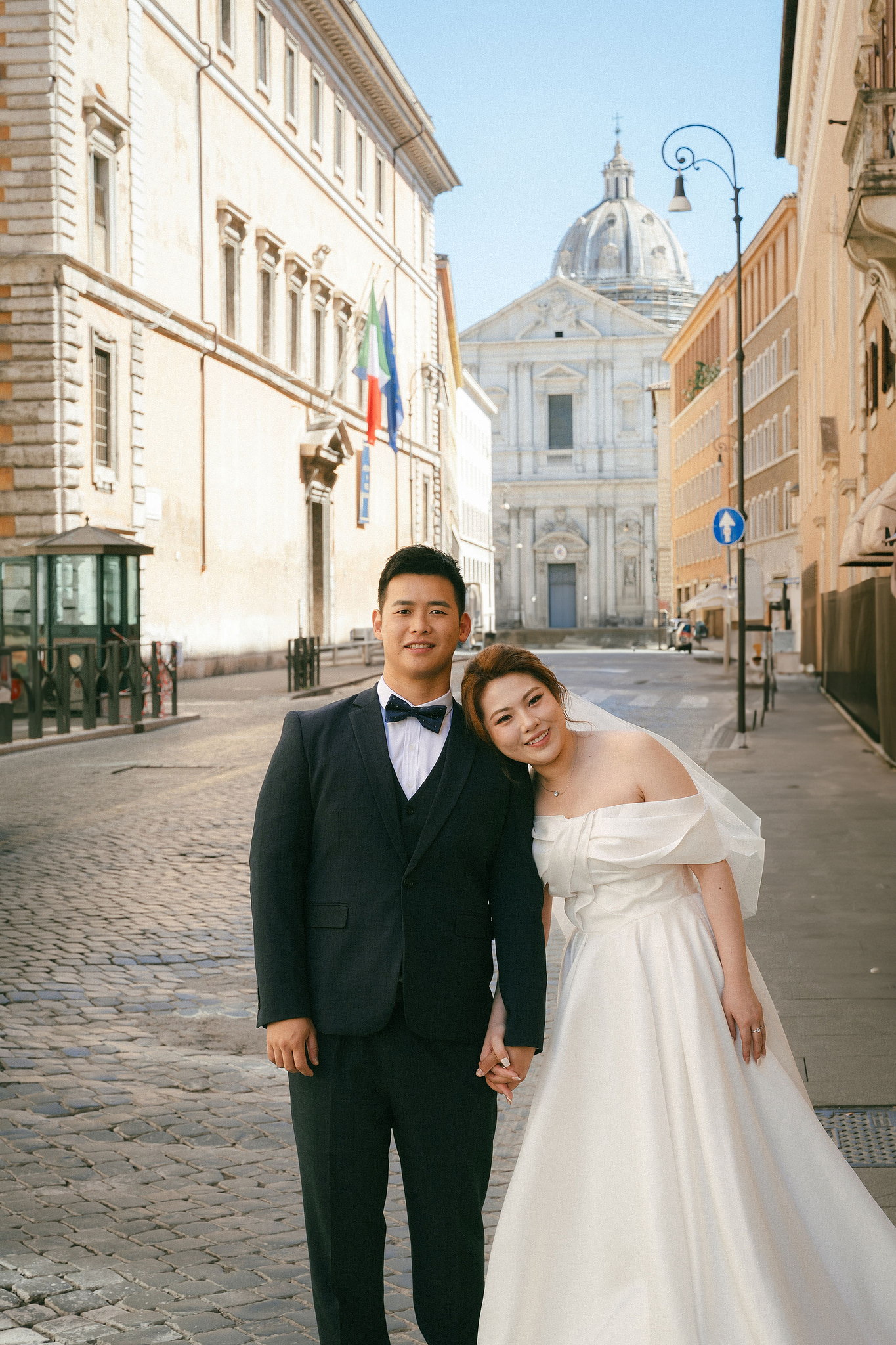 Rome Pre-Wedding Photoshoot | Rome Streets, Capitoline Hill, Basilica of St. Anthony, Villa Borghese & Giardino di Sant’Alessio at Rome Streets pre-wedding photo