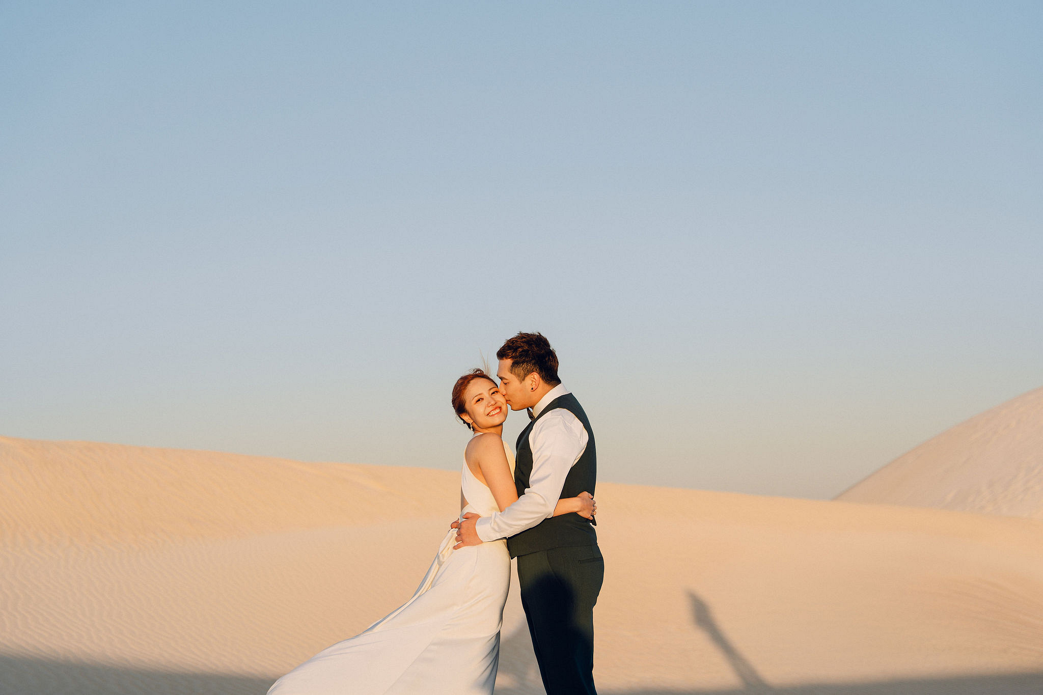 Perth Pre-Wedding Photoshoot | Fremantle, Blue House, Lancelin & Lancelin Beach at Lancelin pre-wedding photo