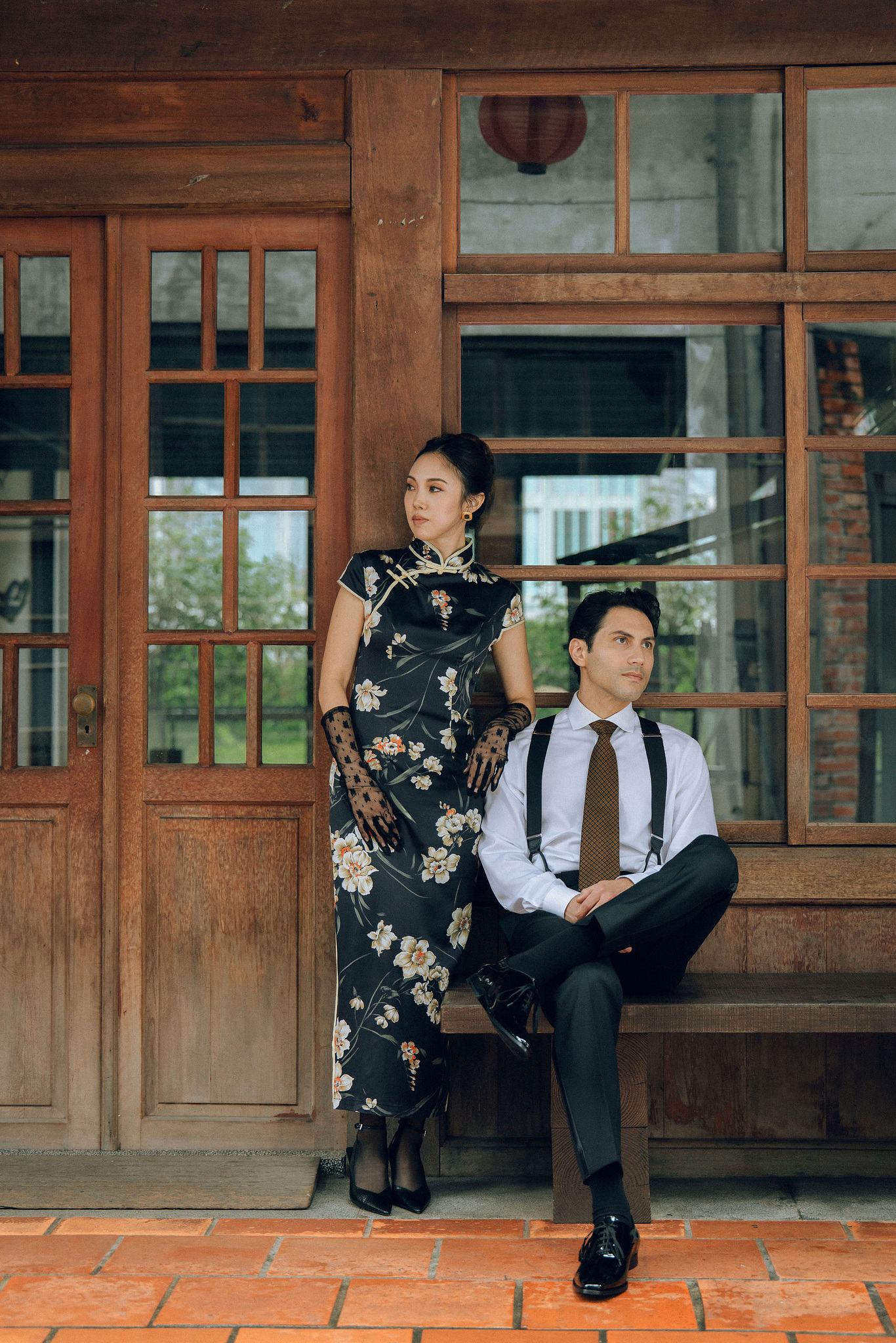 Taiwan Pre-Wedding Photoshoot | Bopiliao Historical Block, Nanya Rocks, Jinguashi & Jiufen at Bopiliao Historical Block pre-wedding photo
