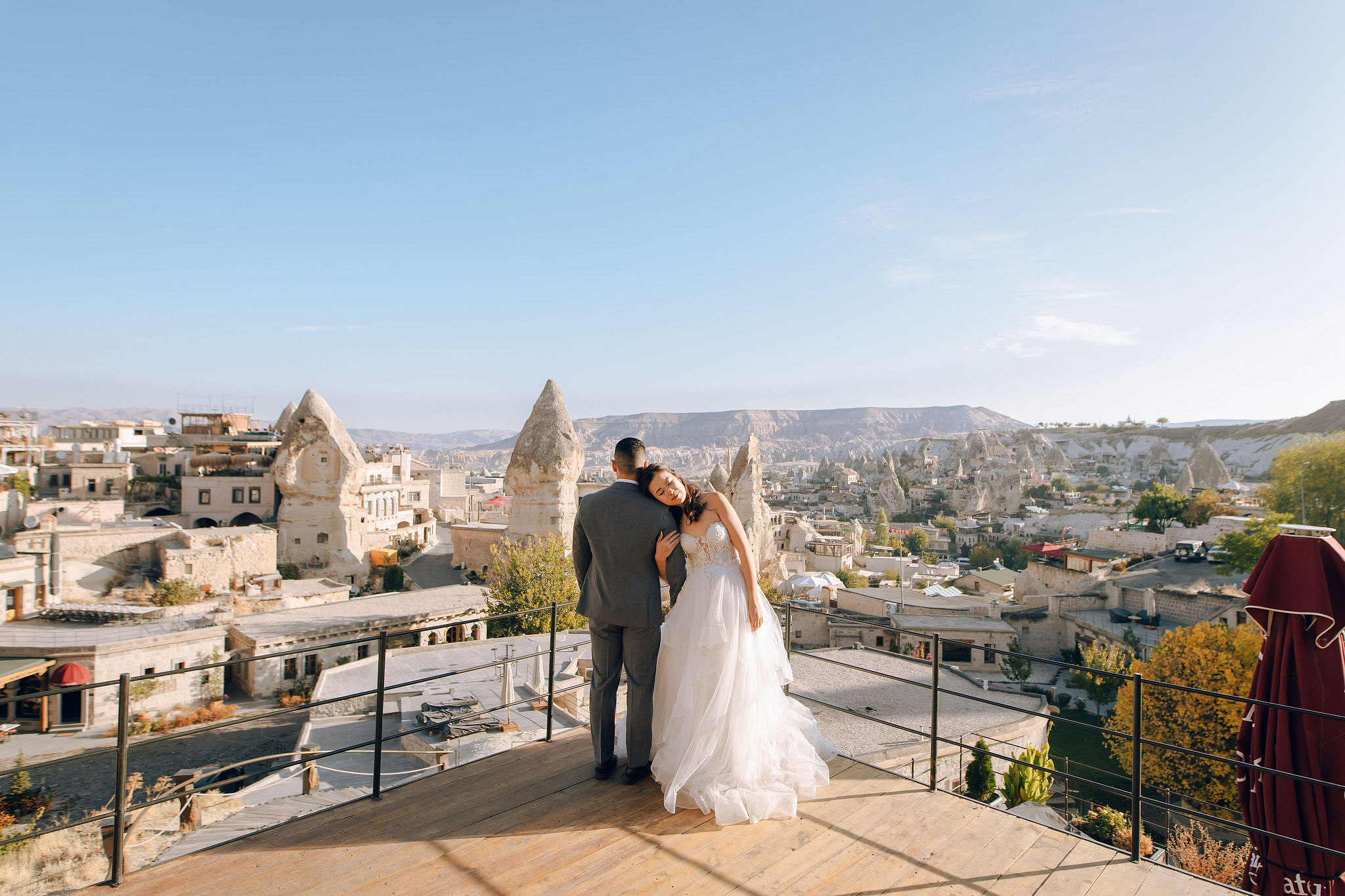 Cappadocia Pre-Wedding Photoshoot | Love Valley, Canyon, Lunar Cappadocian Hotel & Lake Tuz at Lunar Hotel pre-wedding photo
