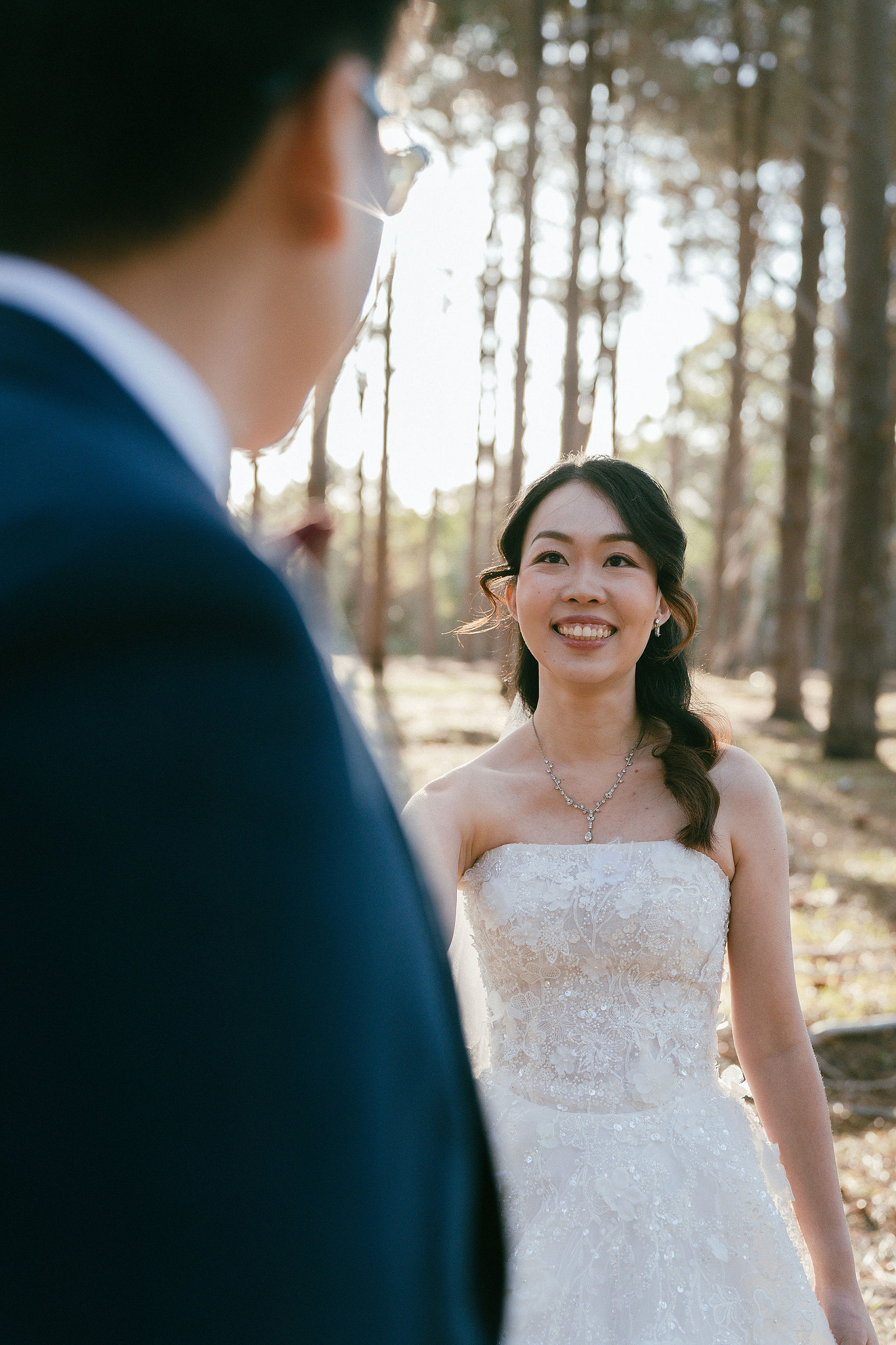 Perth Pre-Wedding Photoshoot | State Buildings & Wanneroo Pines at Wanneroo Pines pre-wedding photo