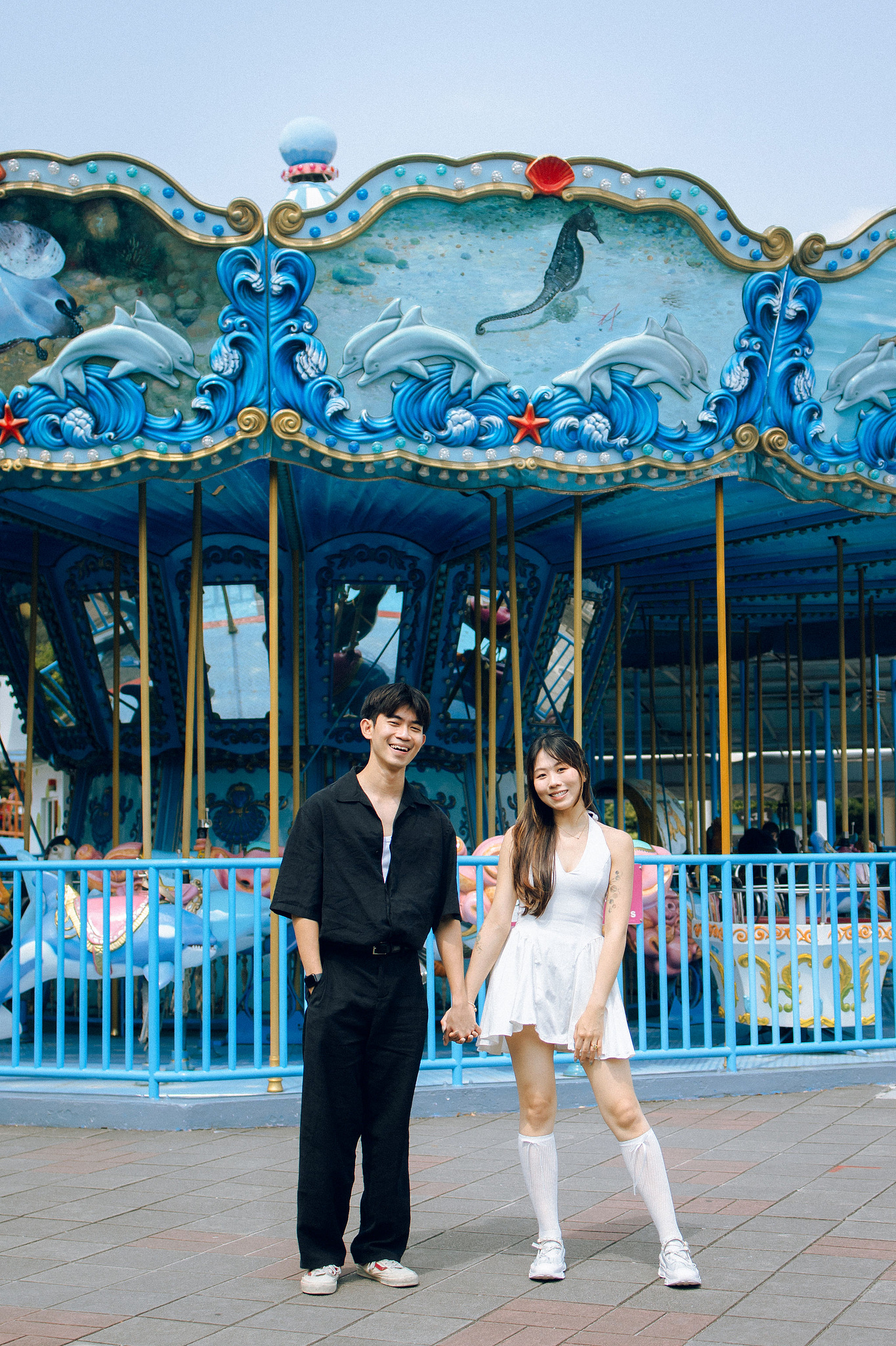 Taiwan Pre-Wedding Photoshoot | Dadaocheng & Children's Amusement Park at Children's Amusement Park pre-wedding photo