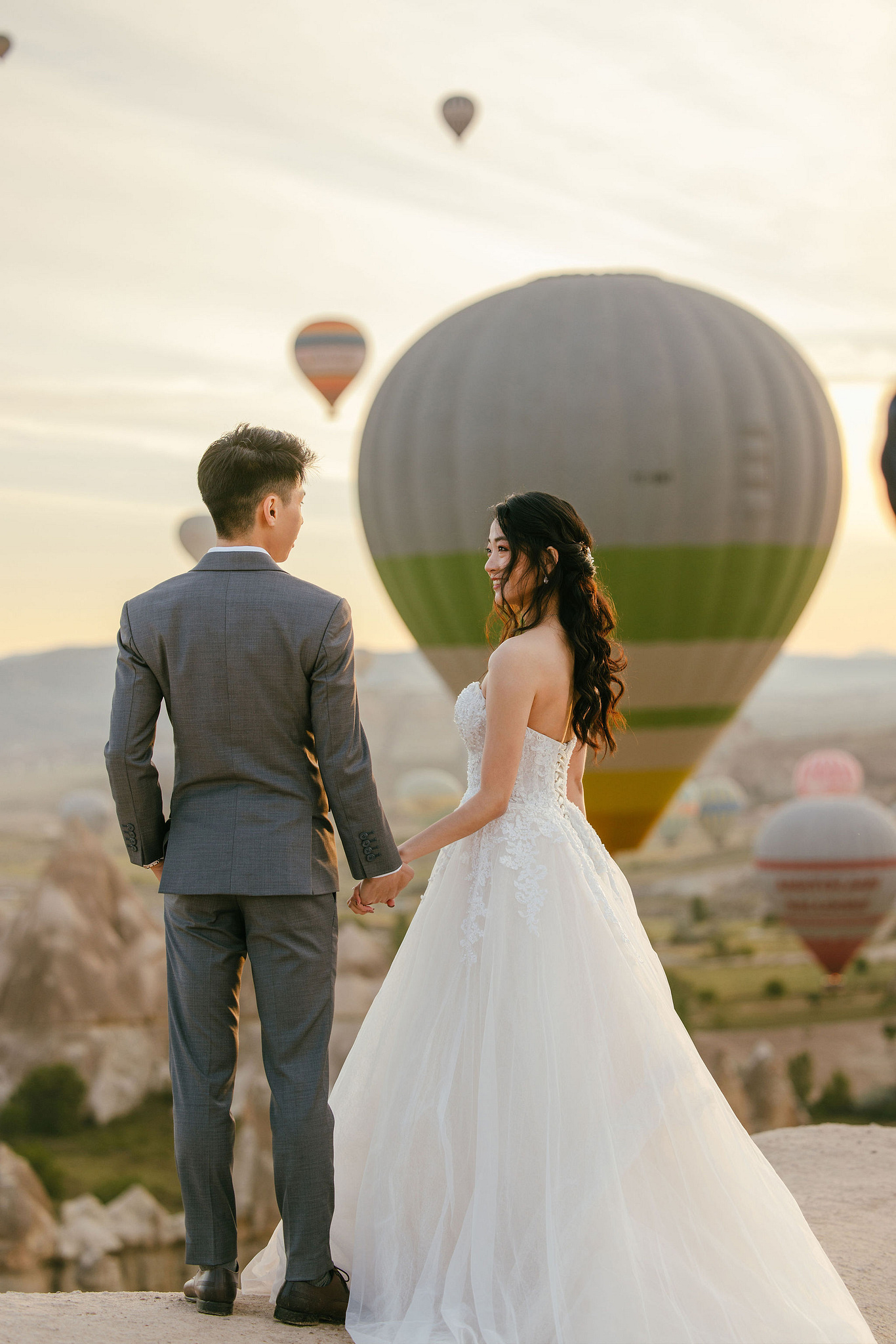 Cappadocia Pre-Wedding Photoshoot | Love Valley, Horse Ranch, Slot Canyons & Pigeon Valley at Love Valley pre-wedding photo