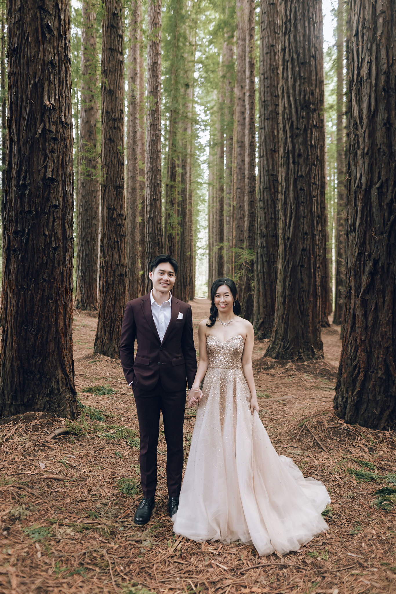 Melbourne Pre-Wedding Photoshoot | Redwood Forest, Higher Ground Cafe & Carlton Gardens at Redwood Forest pre-wedding photo