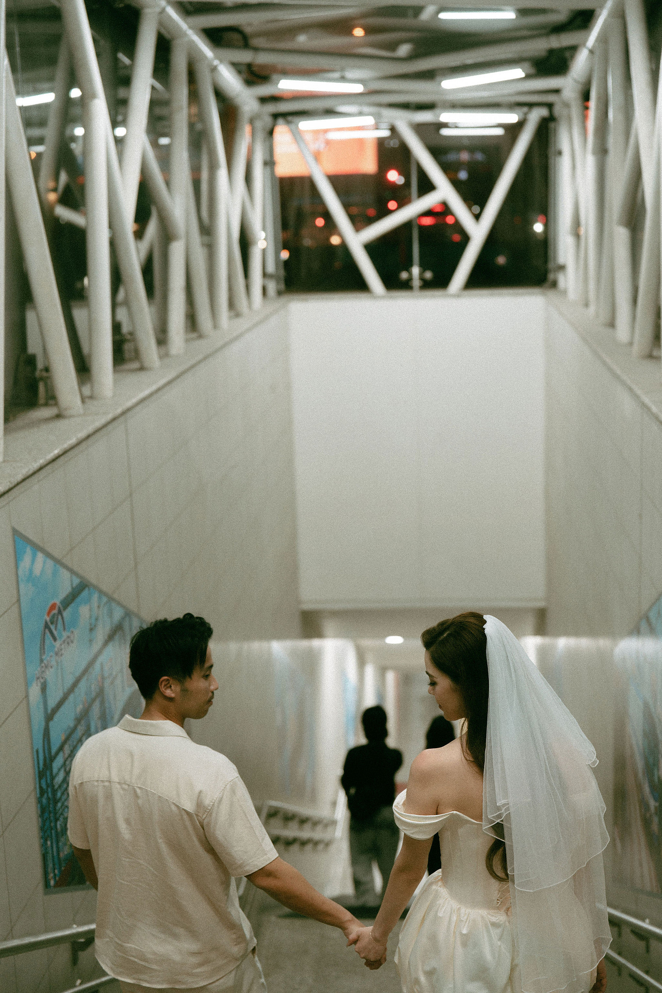 Ho Chi Minh Vietnam Pre-Wedding Photoshoot | European Film Studio, Market Streets & Saigon Bridge at Saigon Train Station pre-wedding photo