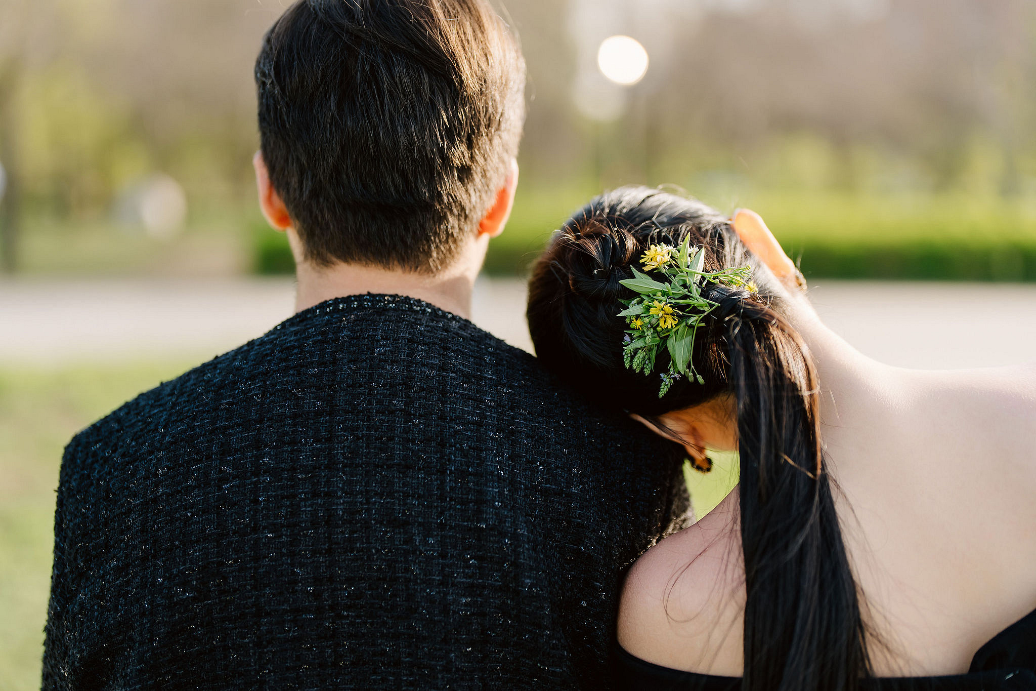 Seoul Pre-Wedding Photoshoot | Namsan, City Streets & Hangang Park at Hangang Park pre-wedding photo