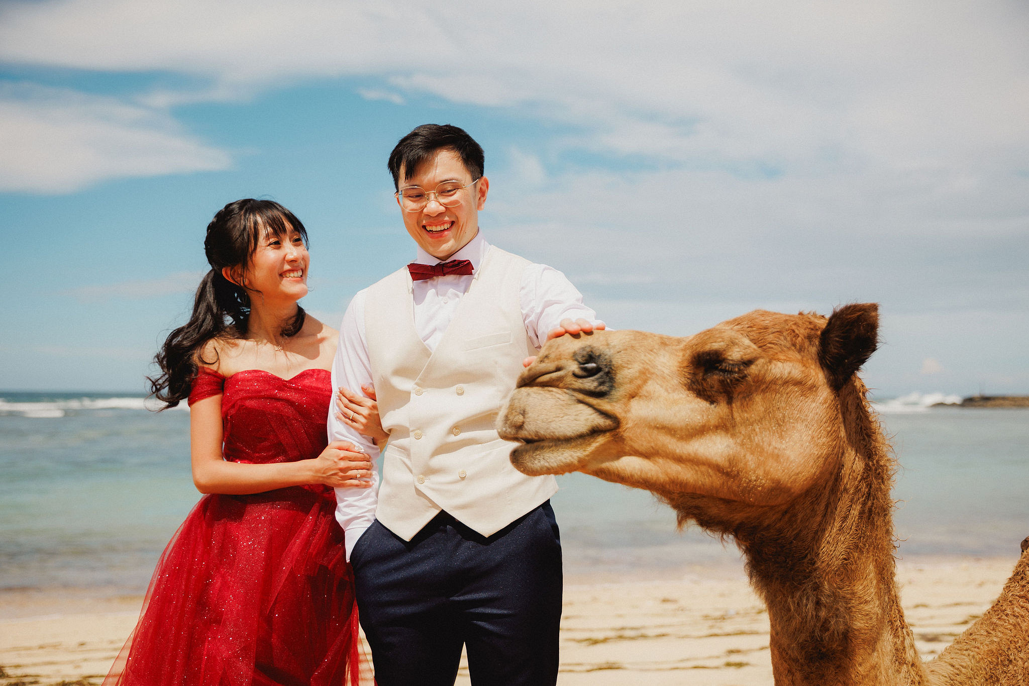 Bali Pre-Wedding Photoshoot | Pinggan Village, Sawangan Beach, Twin Cliff Valley & Malini Uluwatu at Sawangan Beach   pre-wedding photo